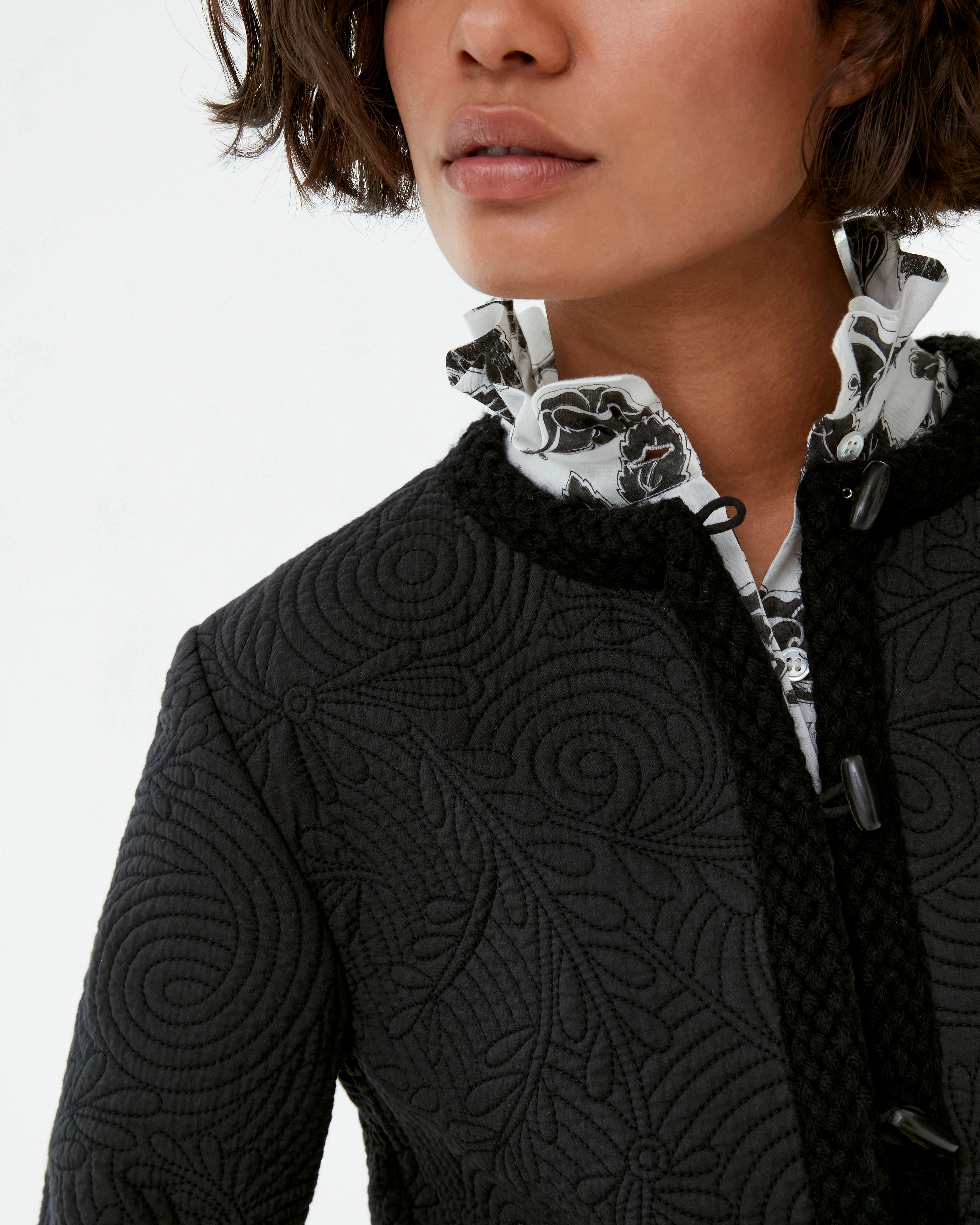 Iole Jacket in Floral Quilt