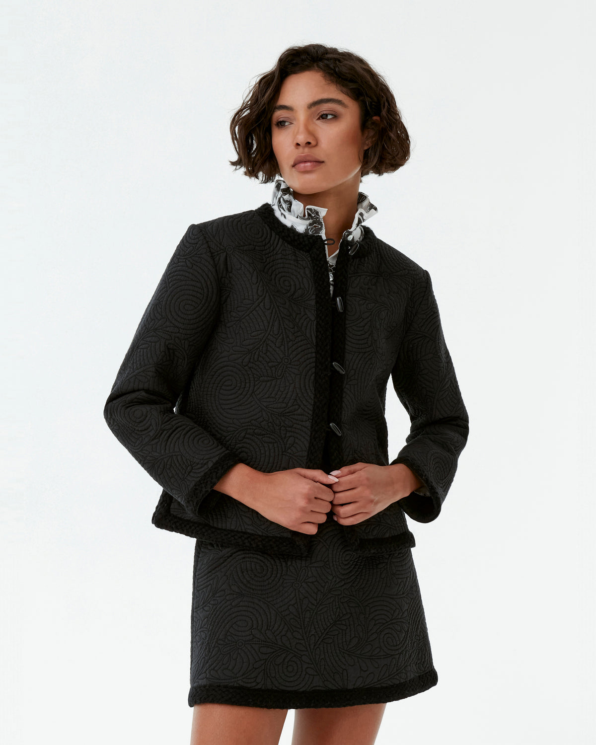 Iole Jacket in Floral Quilt