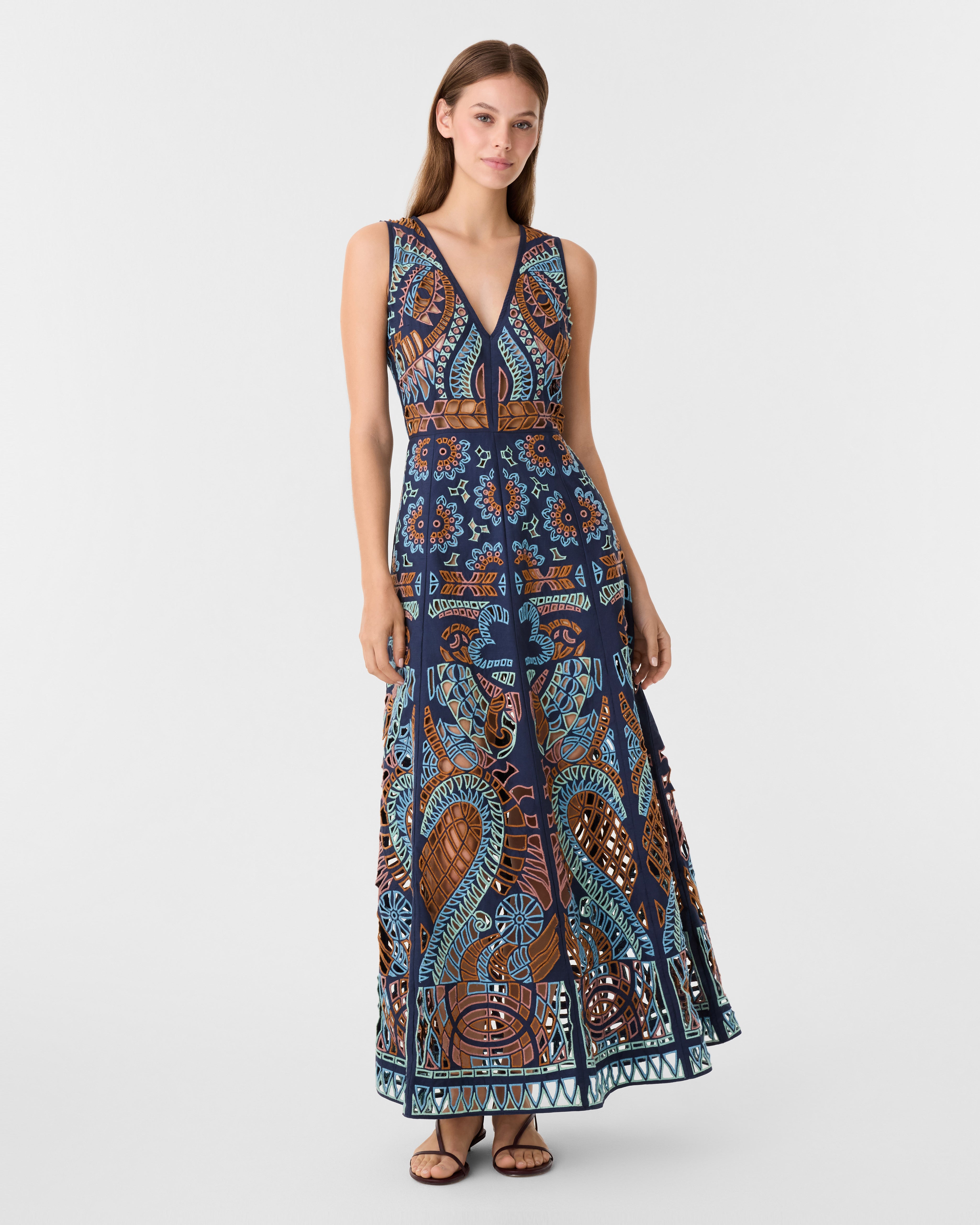 Vivienne Dress in Brisé Cutwork