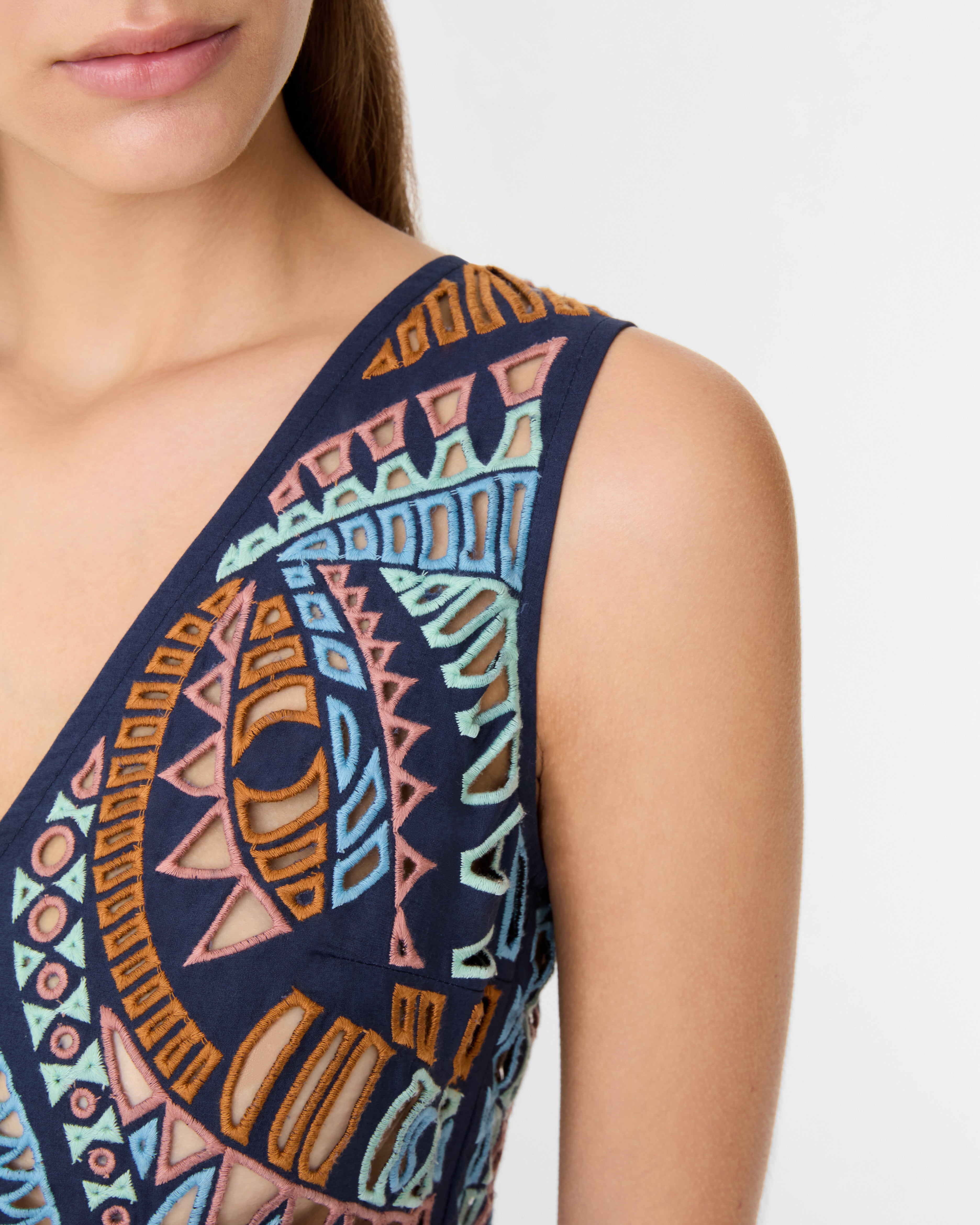 Vivienne Dress in Brisé Cutwork