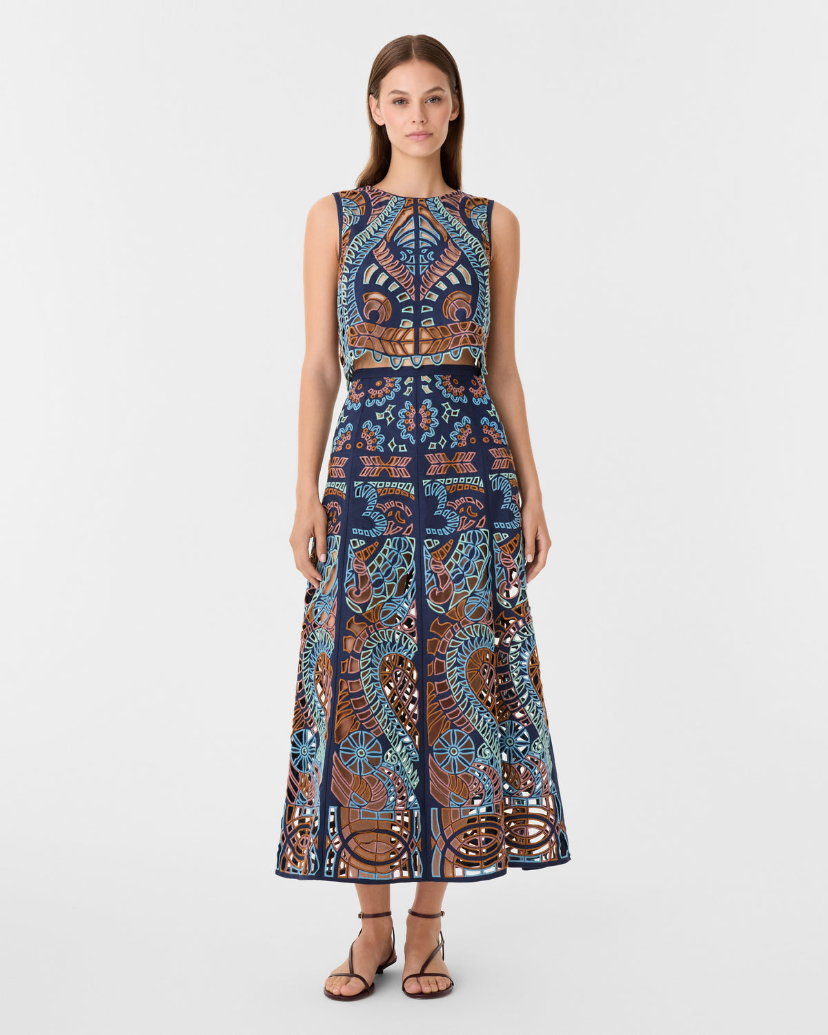 Rita Skirt in Brisé Cutwork