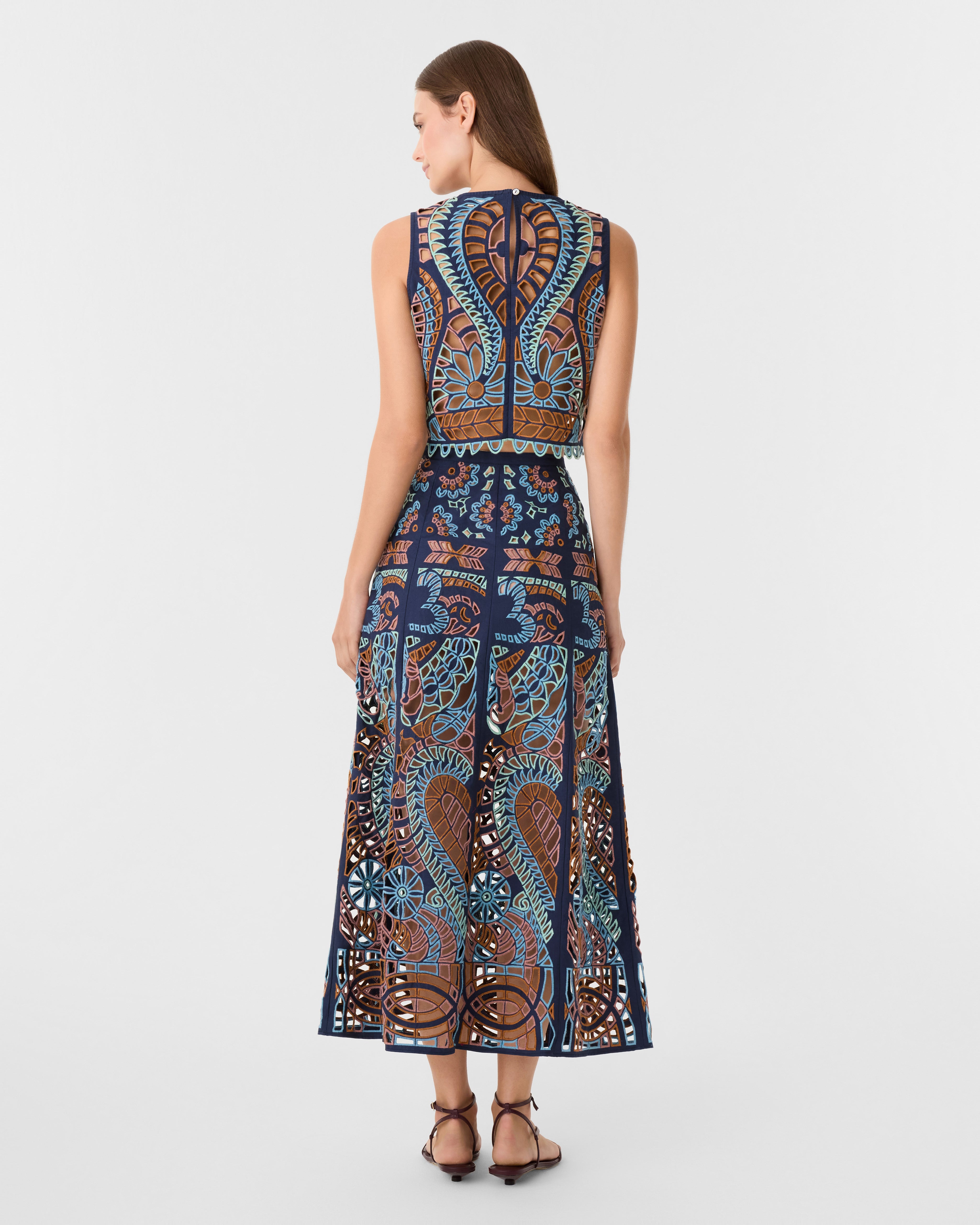 Rita Skirt in Brisé Cutwork