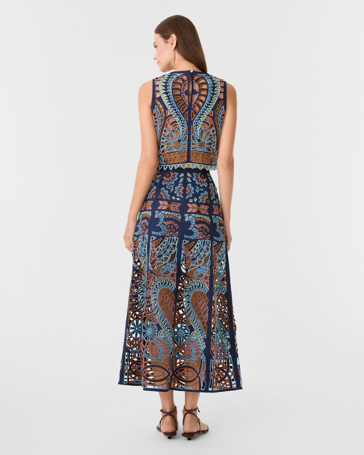 Rita Skirt in Brisé Cutwork