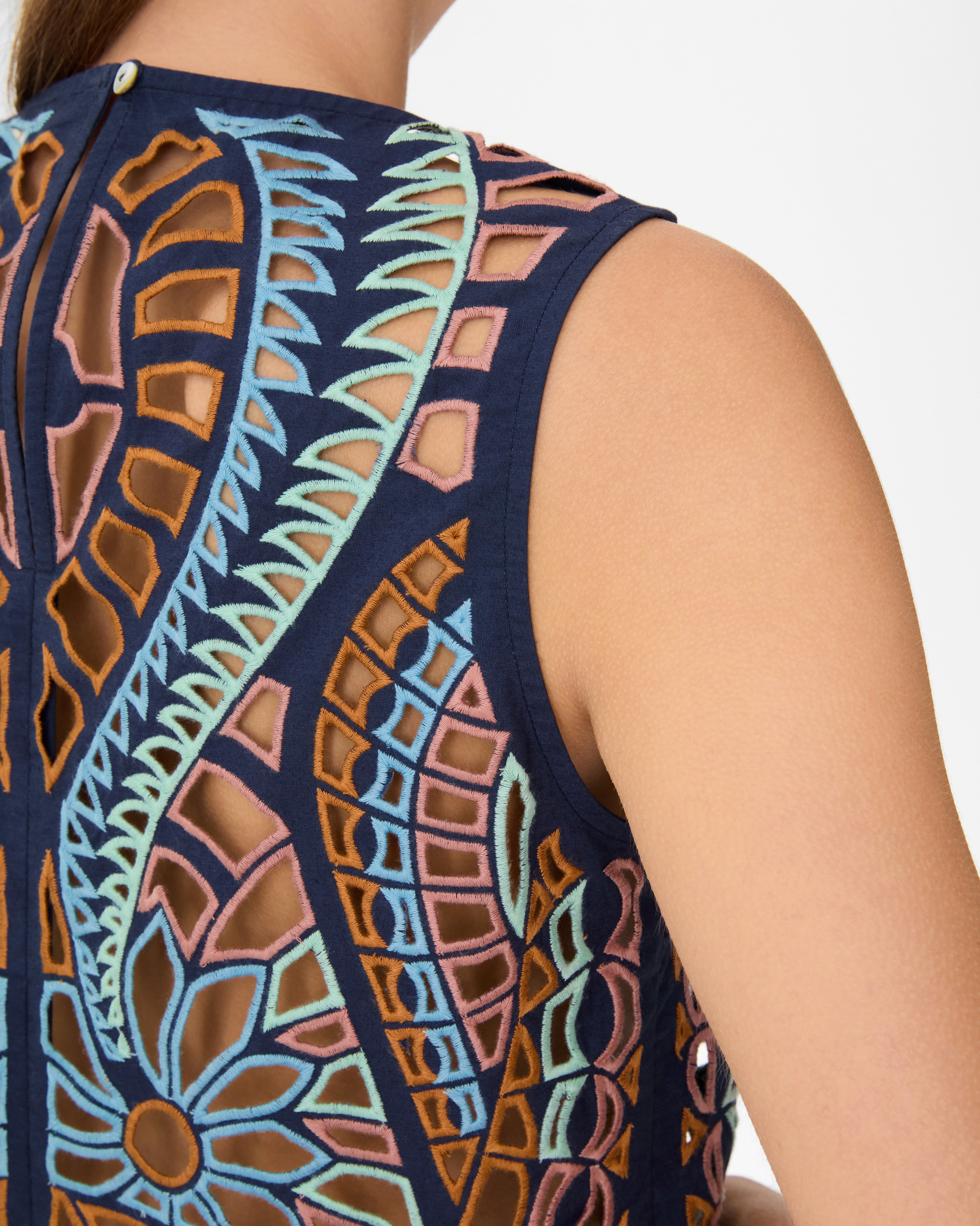 Ada Top in Brisé Cutwork