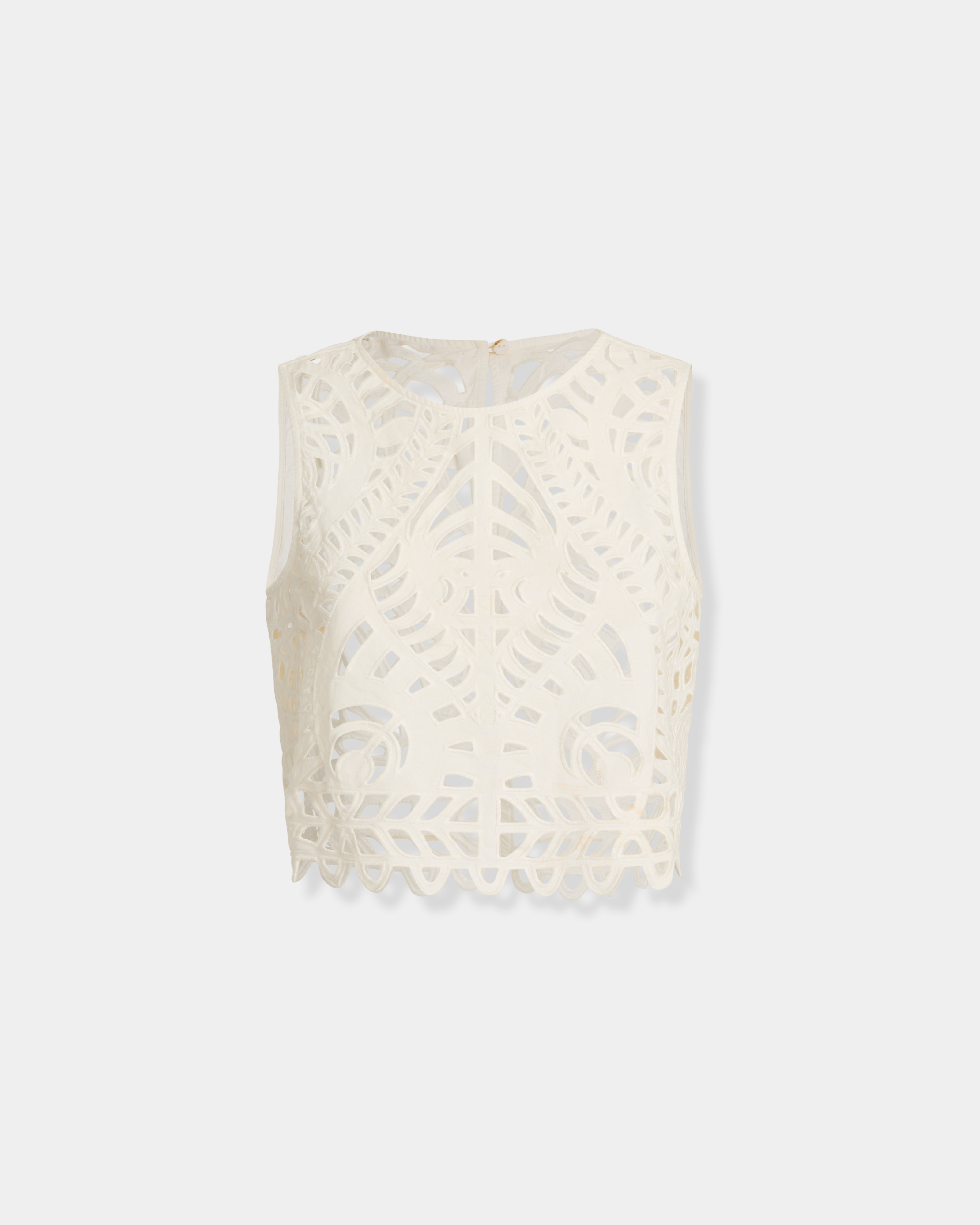 Ada Top in Brisé Cutwork