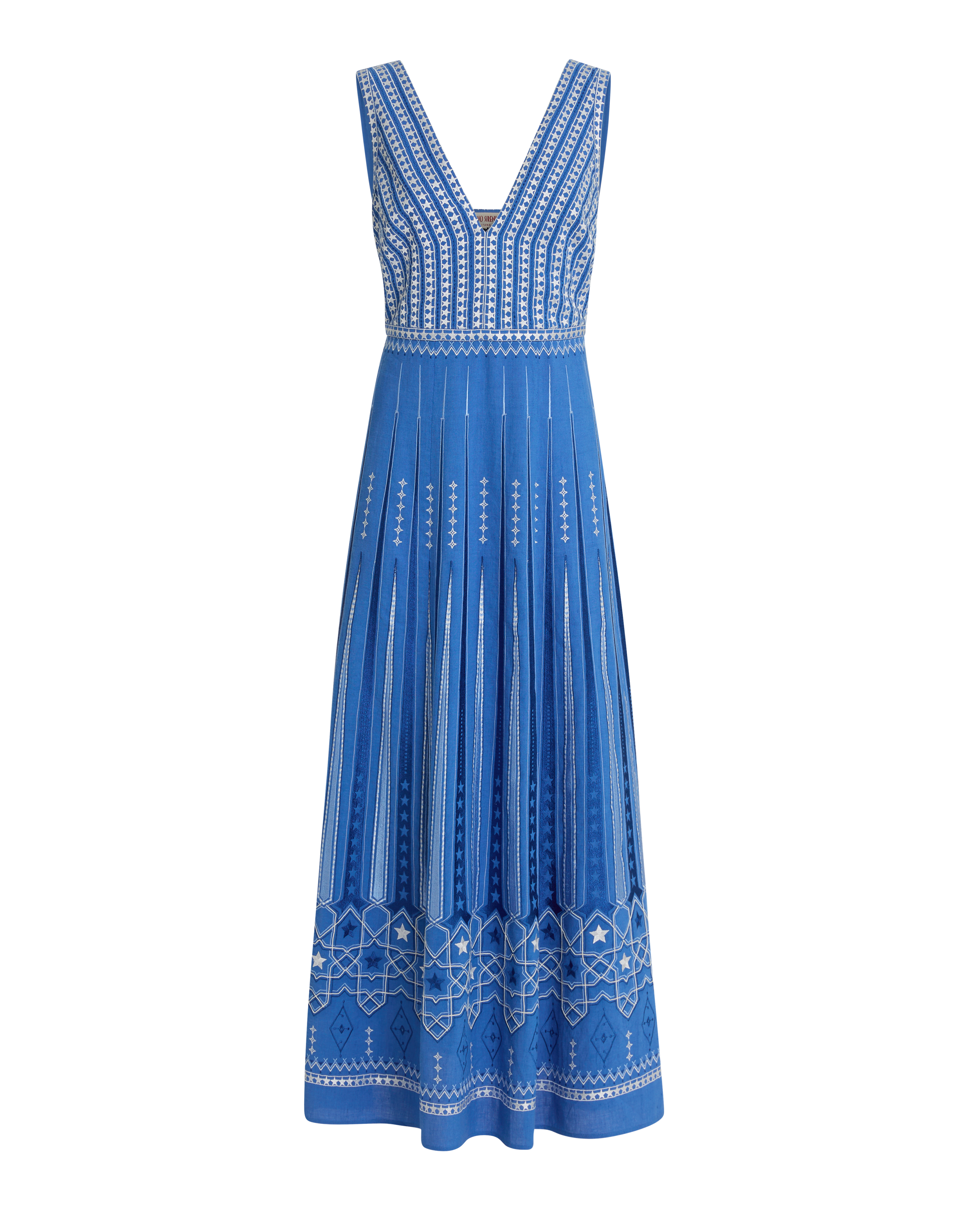 Nellie Dress with with Celestial Embroidery