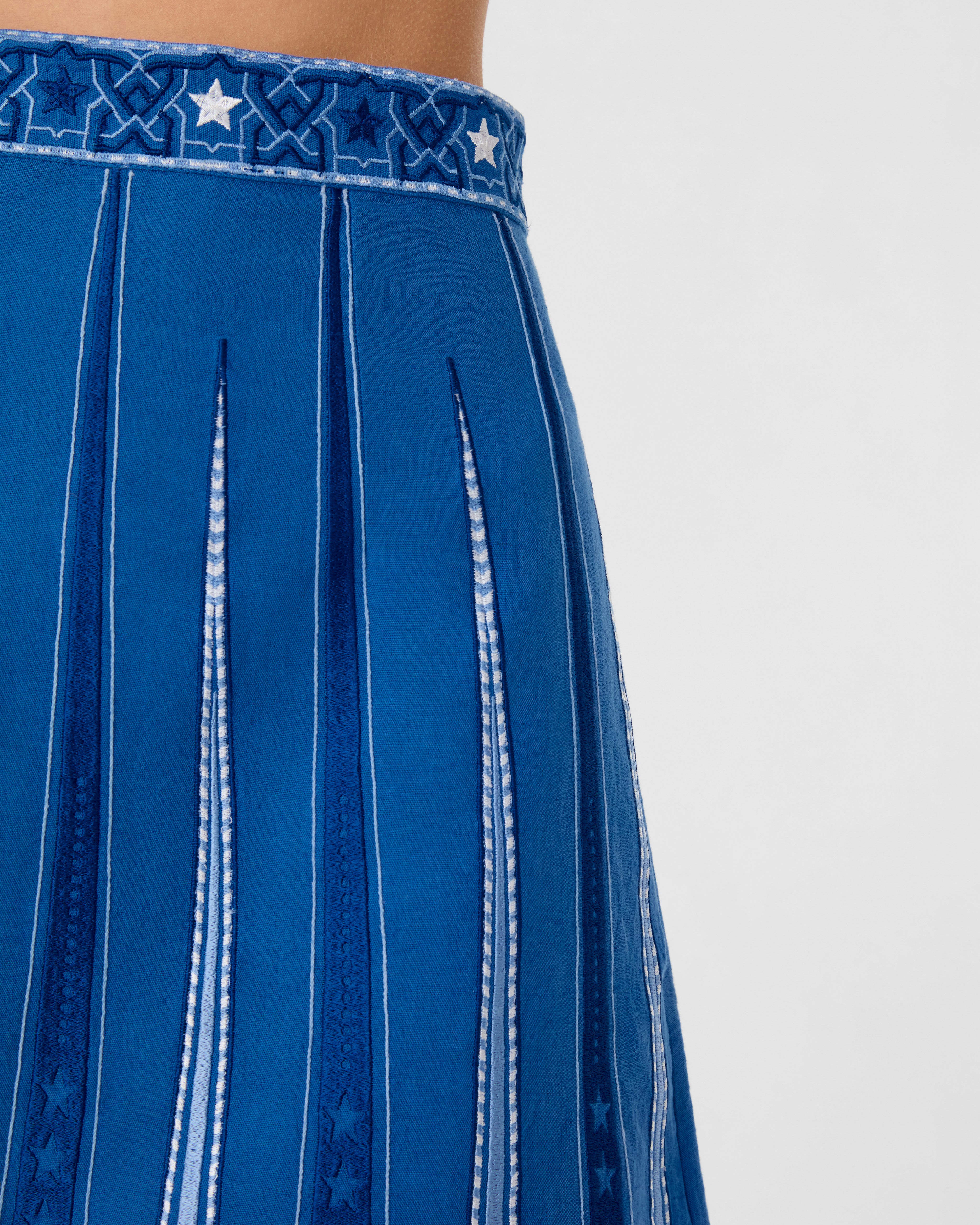 Giuliana Skirt with Celestial Embroidery