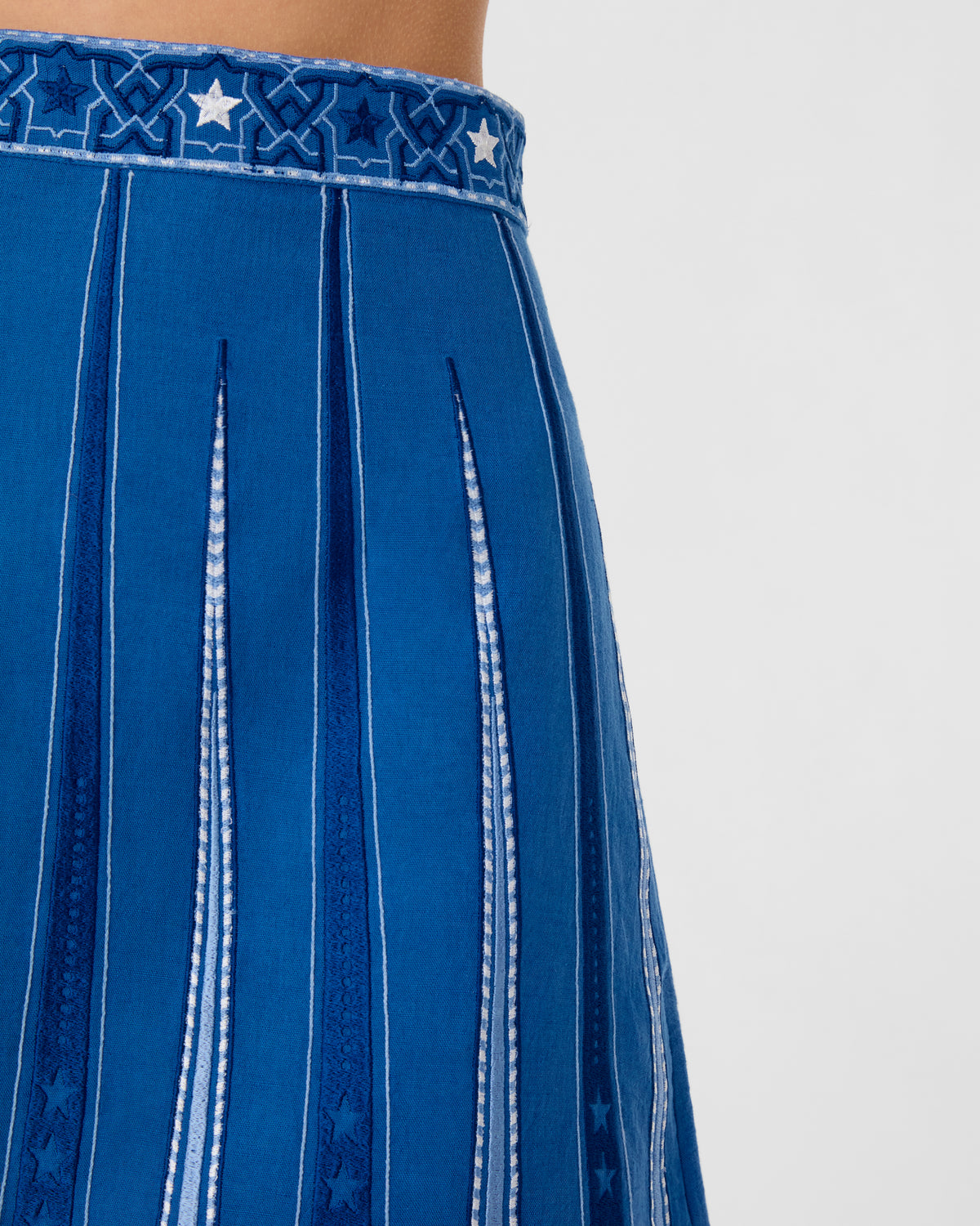 Giuliana Skirt with Celestial Embroidery