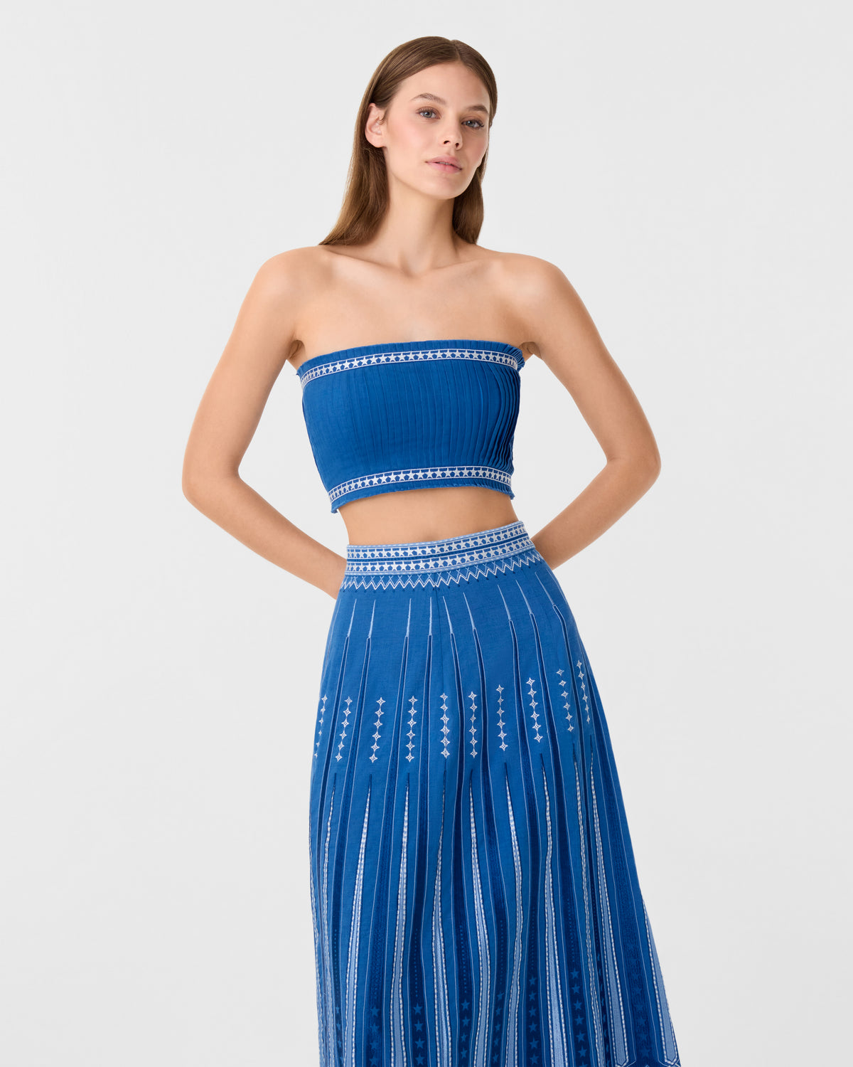 Flavia Top with Celestial Embroidery