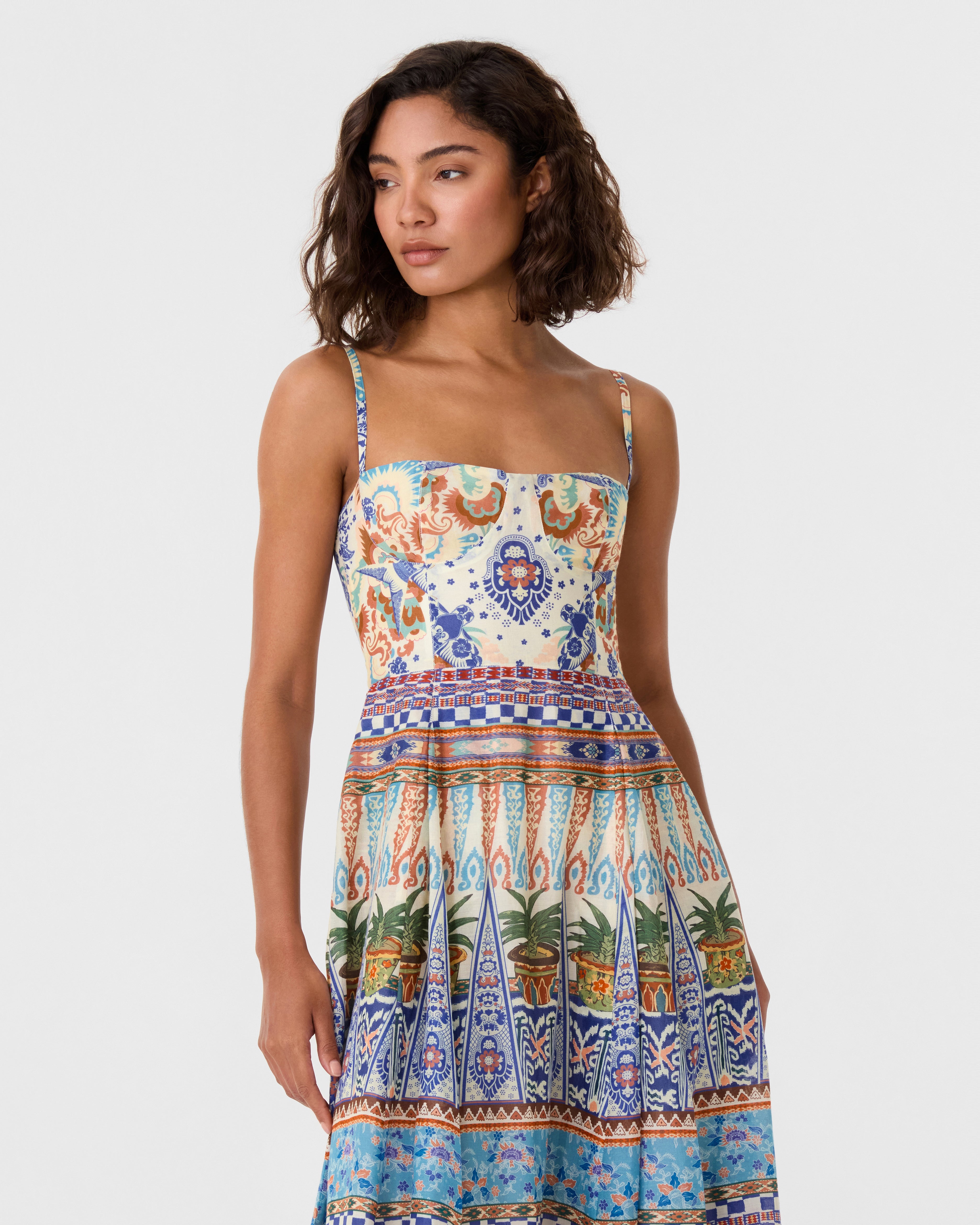 Valya Dress in Chimera Print