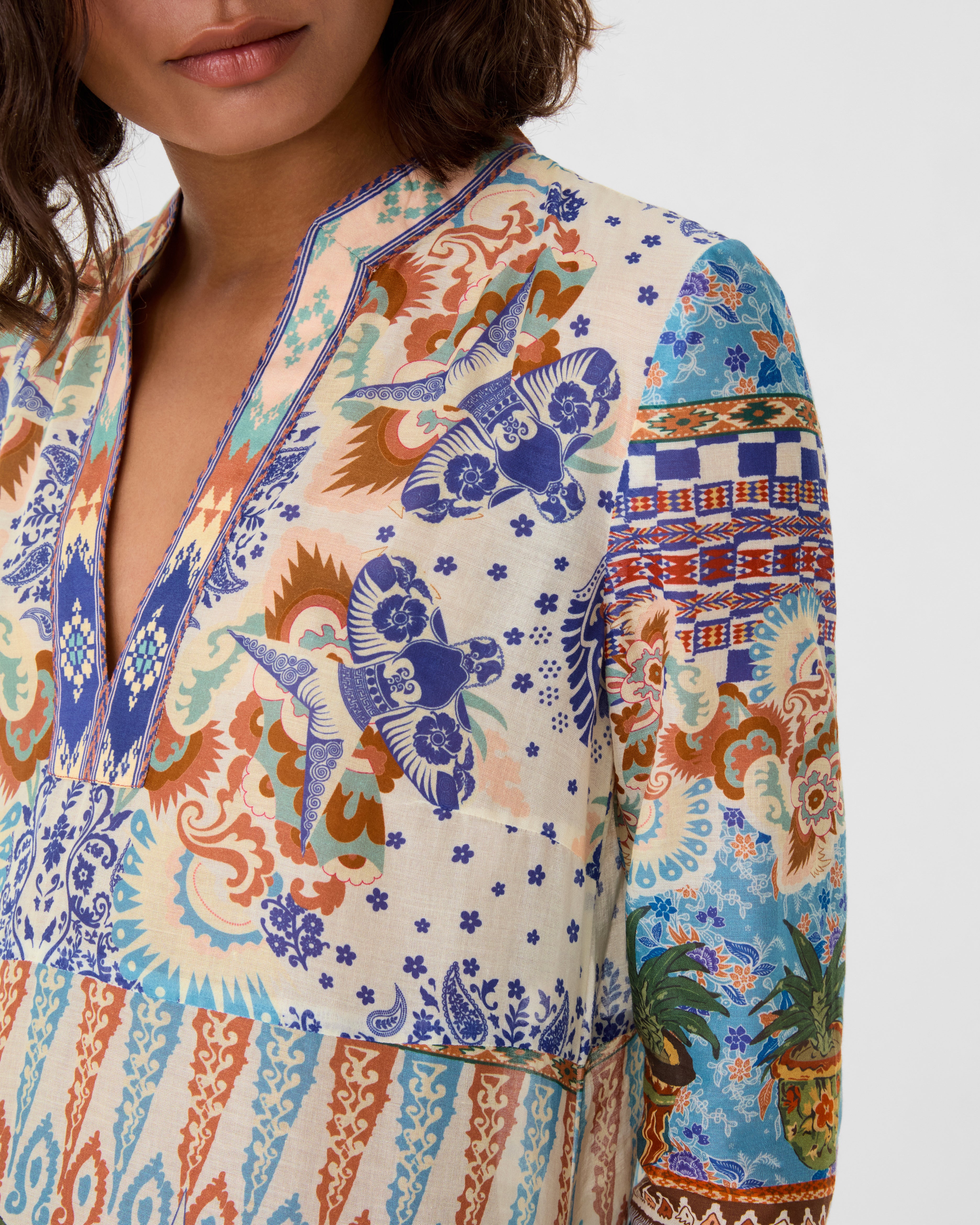 Giada Caftan in Chimera Print