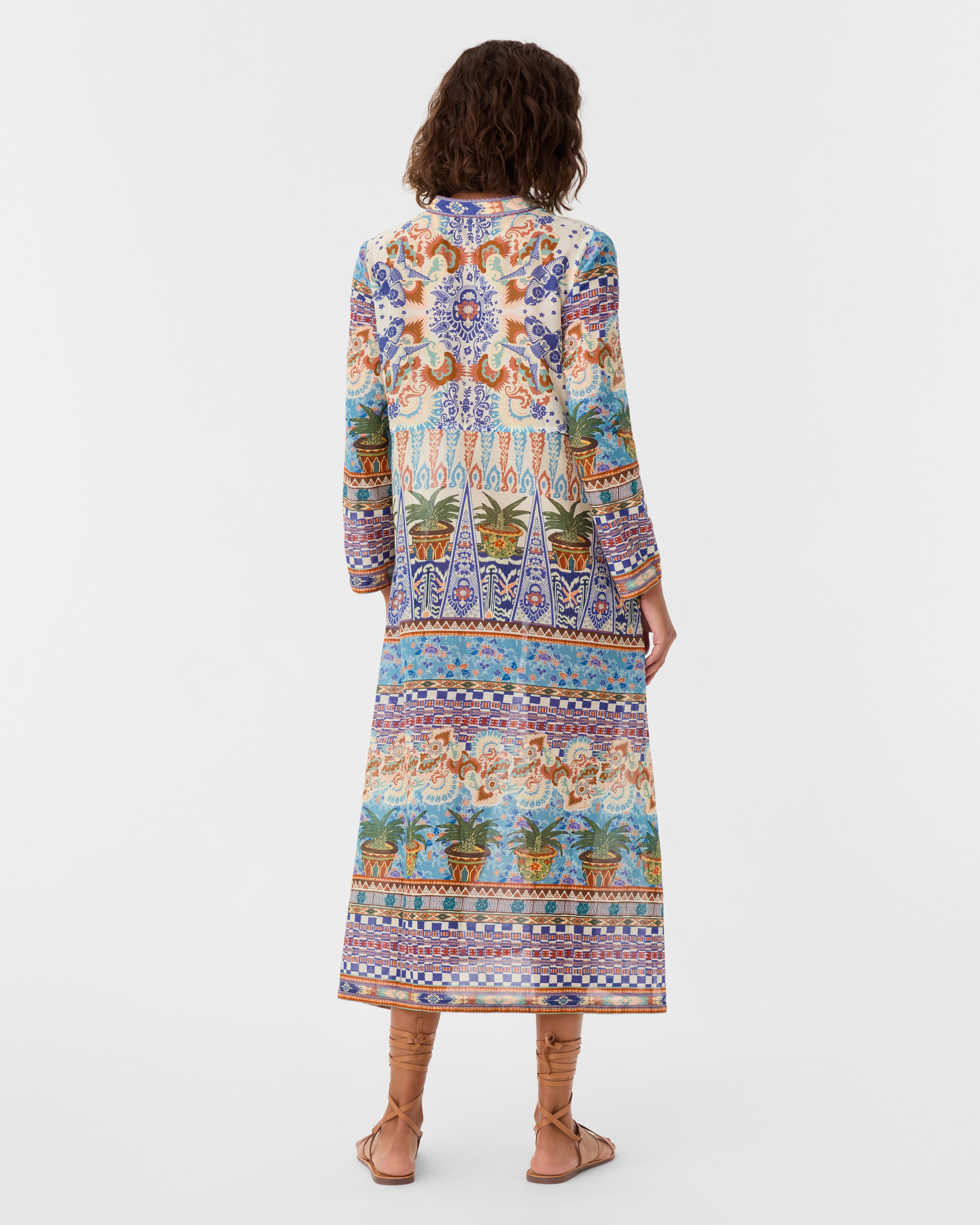 Giada Caftan in Chimera Print