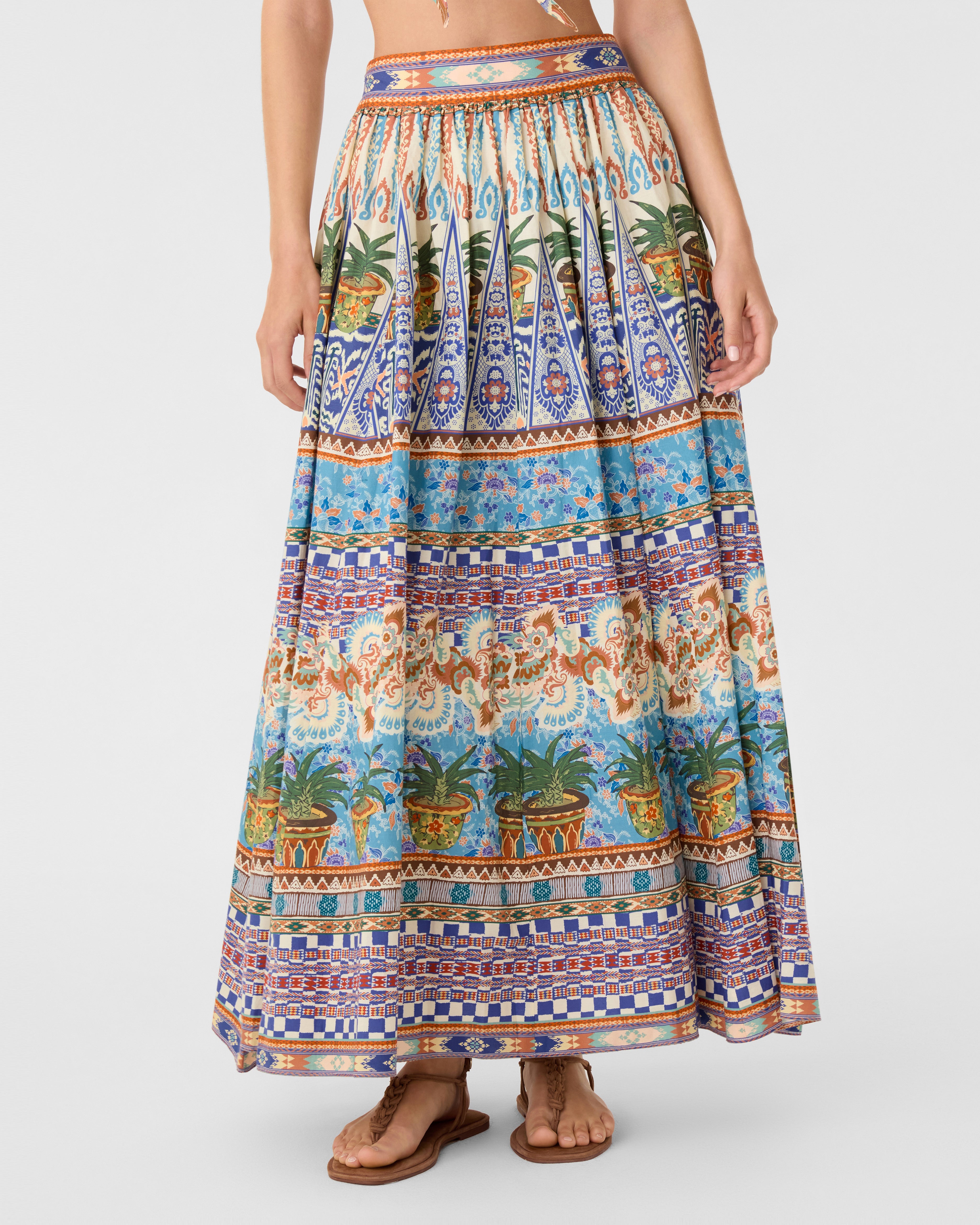 Ombretta Skirt in Chimera Print