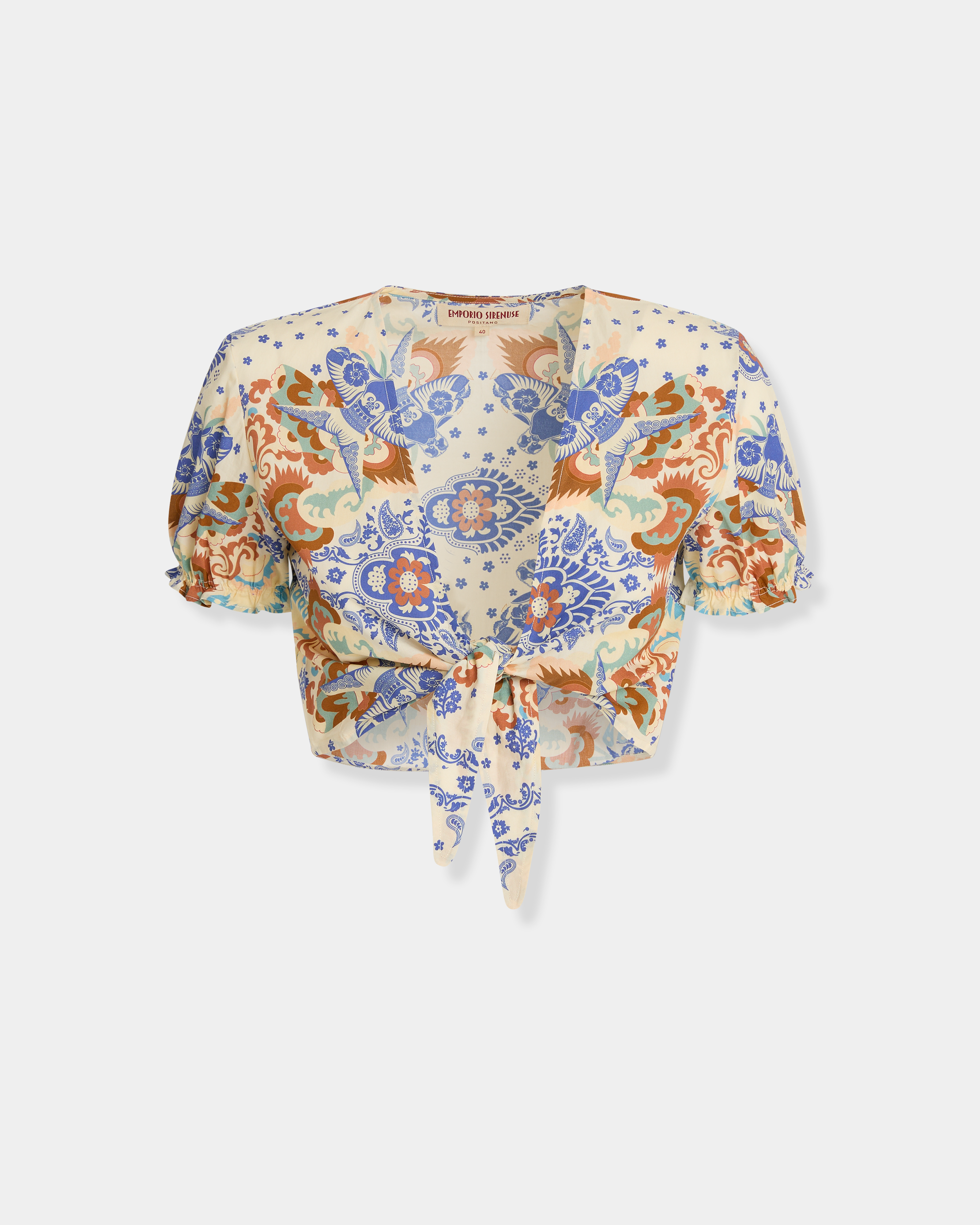 Poppy Top in Chimera Print
