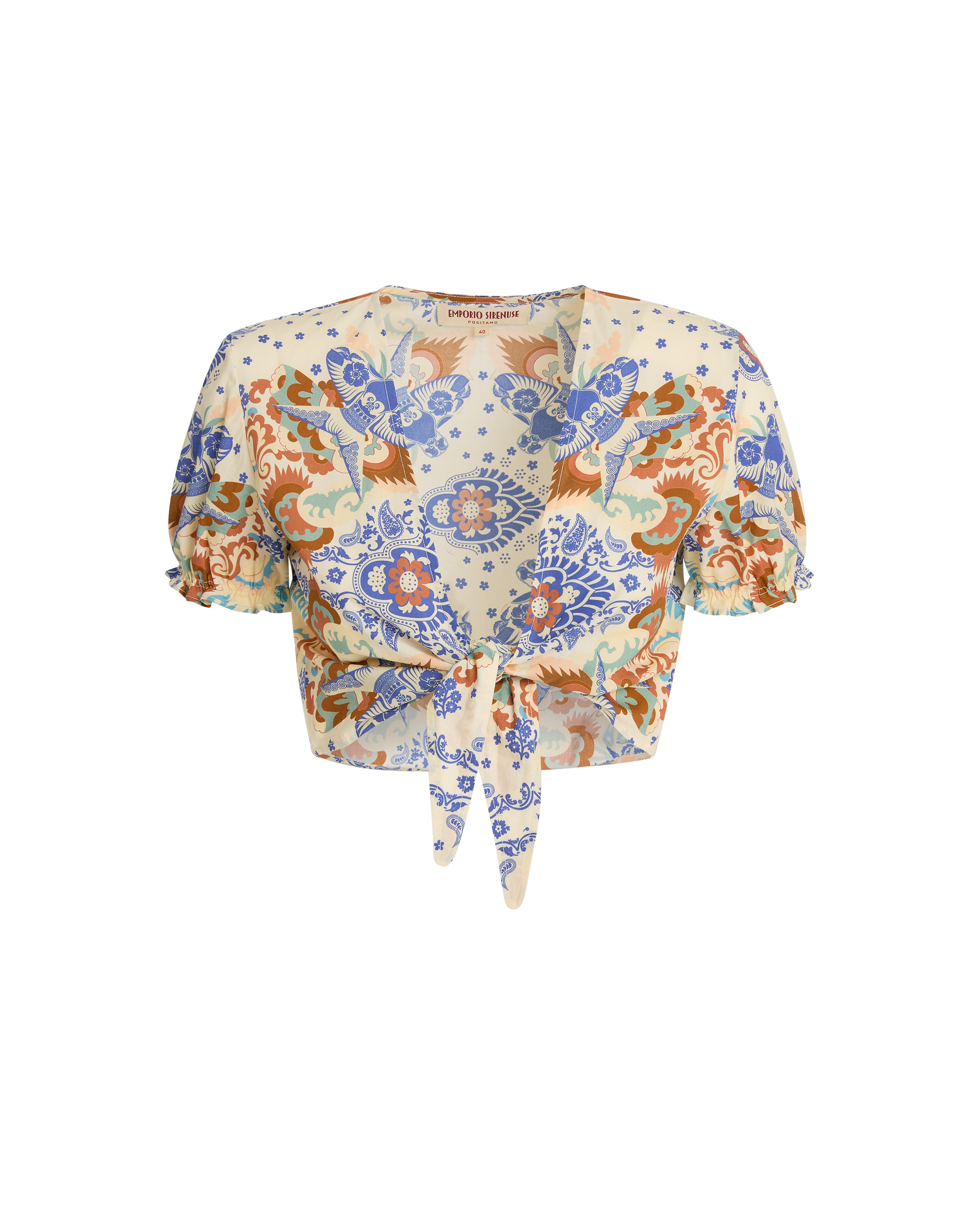 Poppy Top in Chimera Print