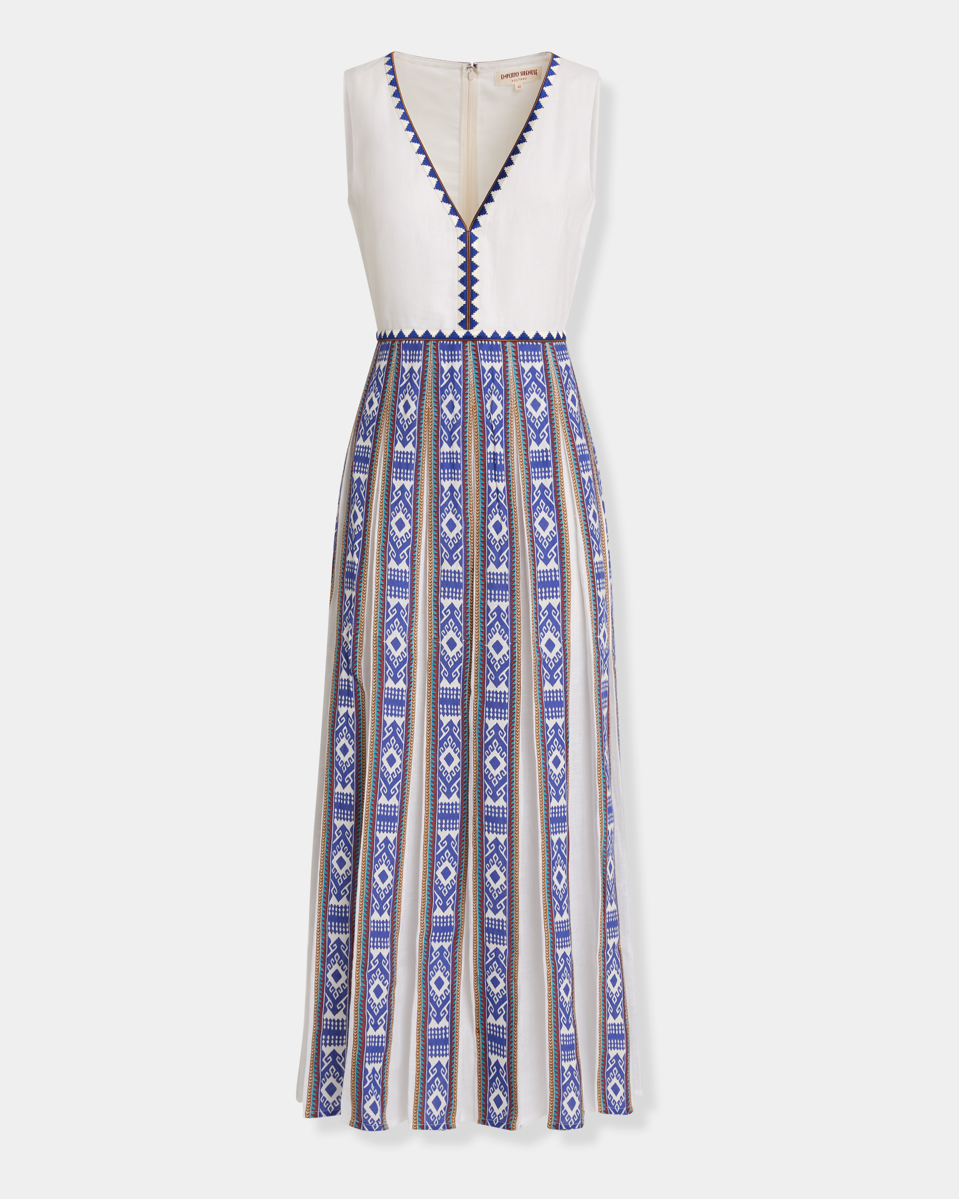 Cinzia Dress in Blue Horizon Print