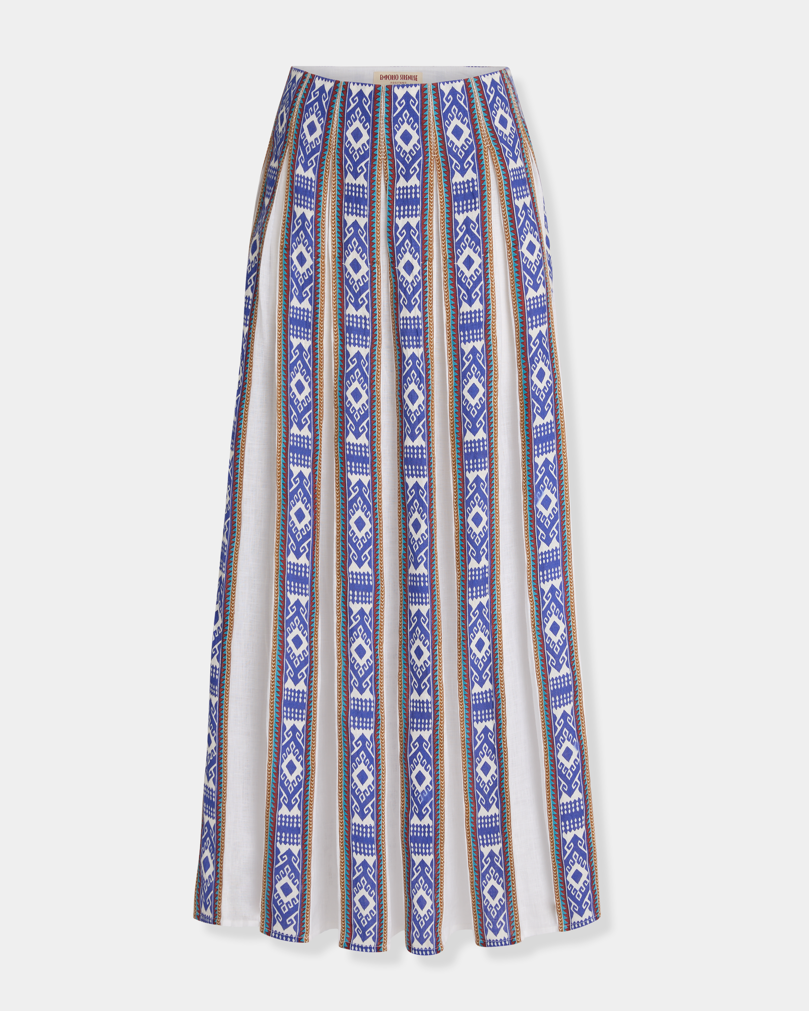Aurelia Skirt in Blue Horizon Print