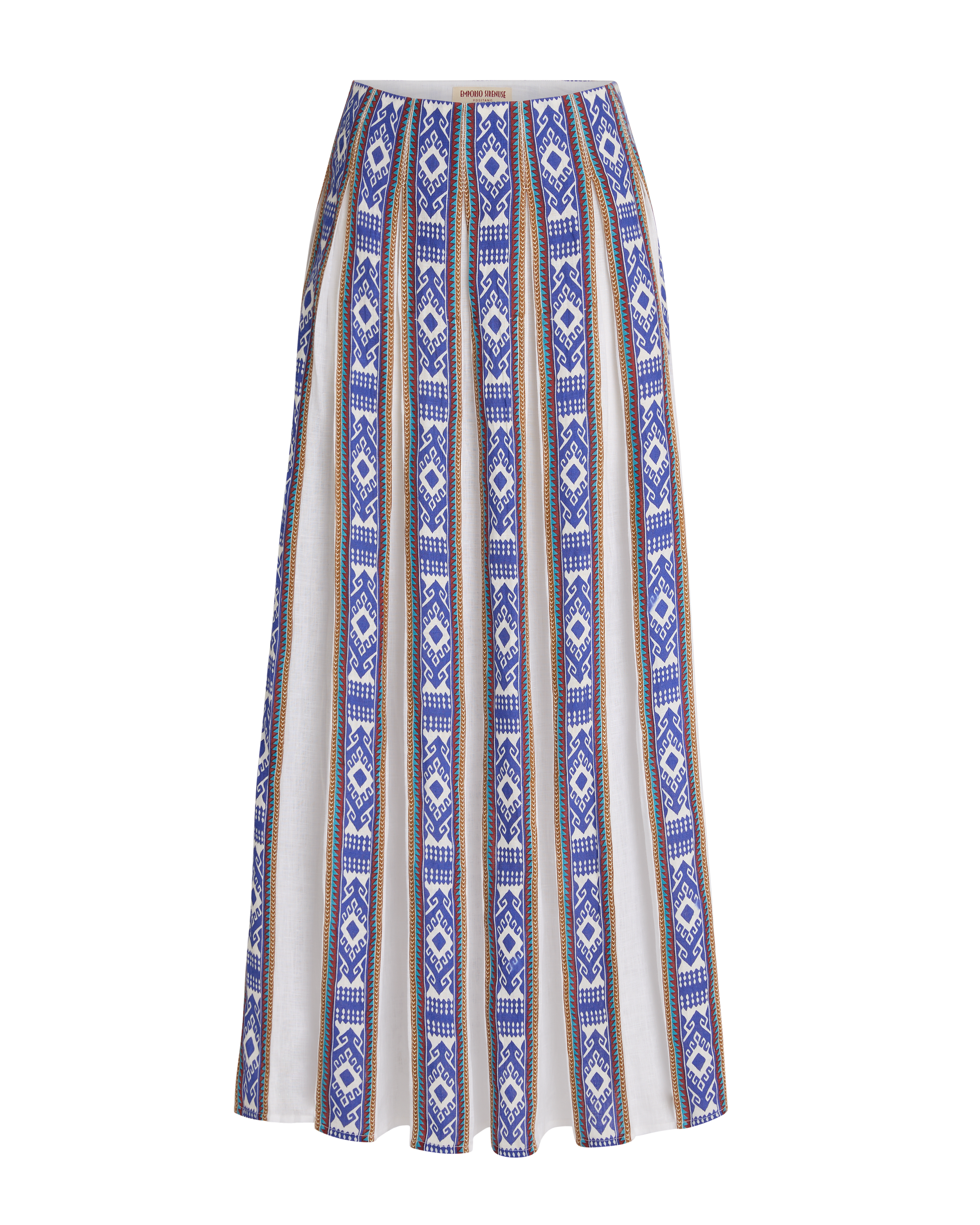 Aurelia Skirt in Blue Horizon Print