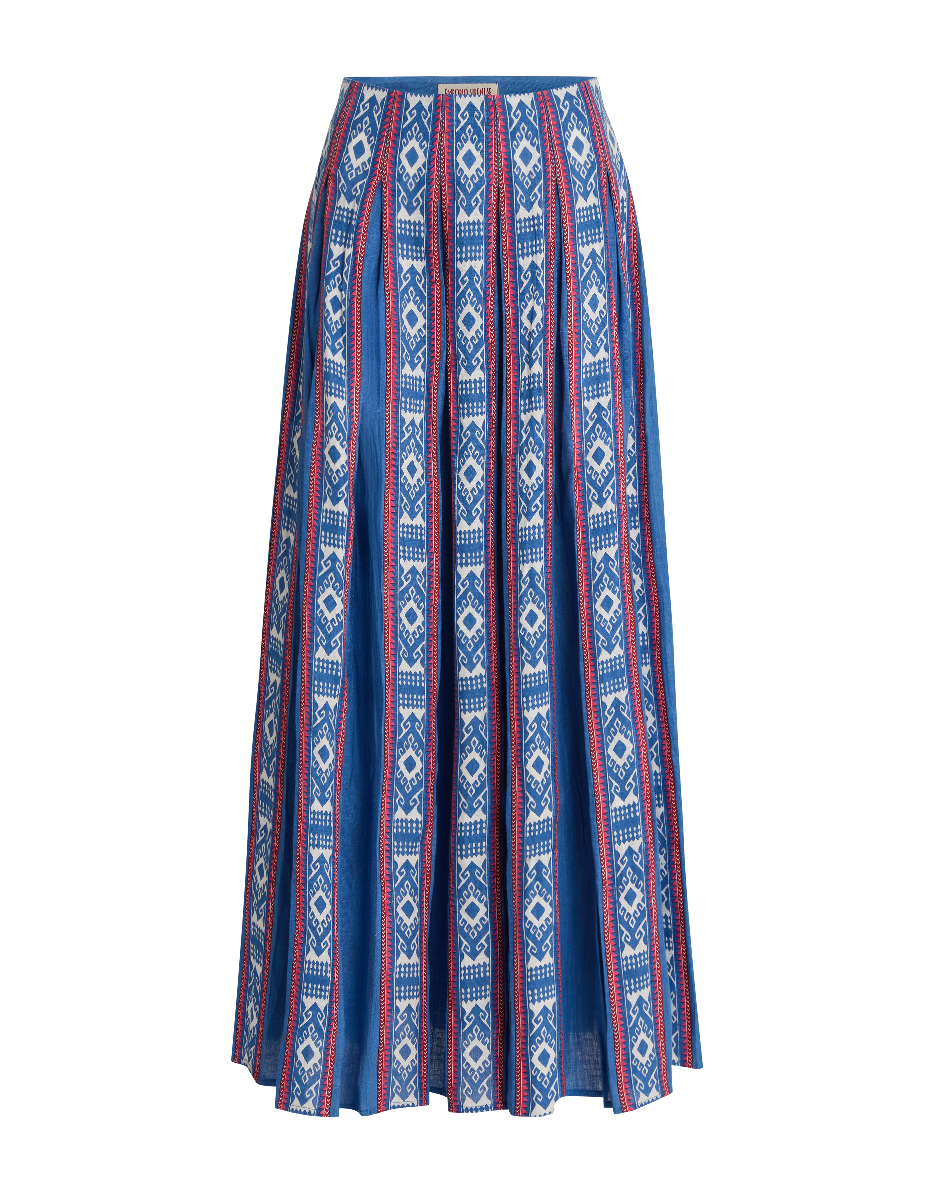 Aurelia Skirt in Blue Horizon Print