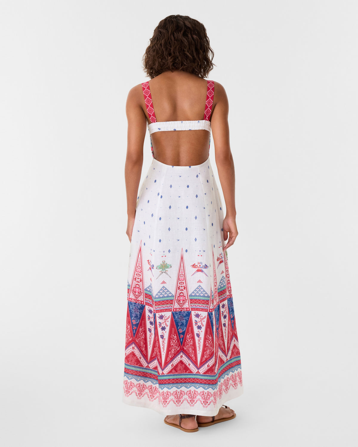 Azzurra Dress in Kites Print