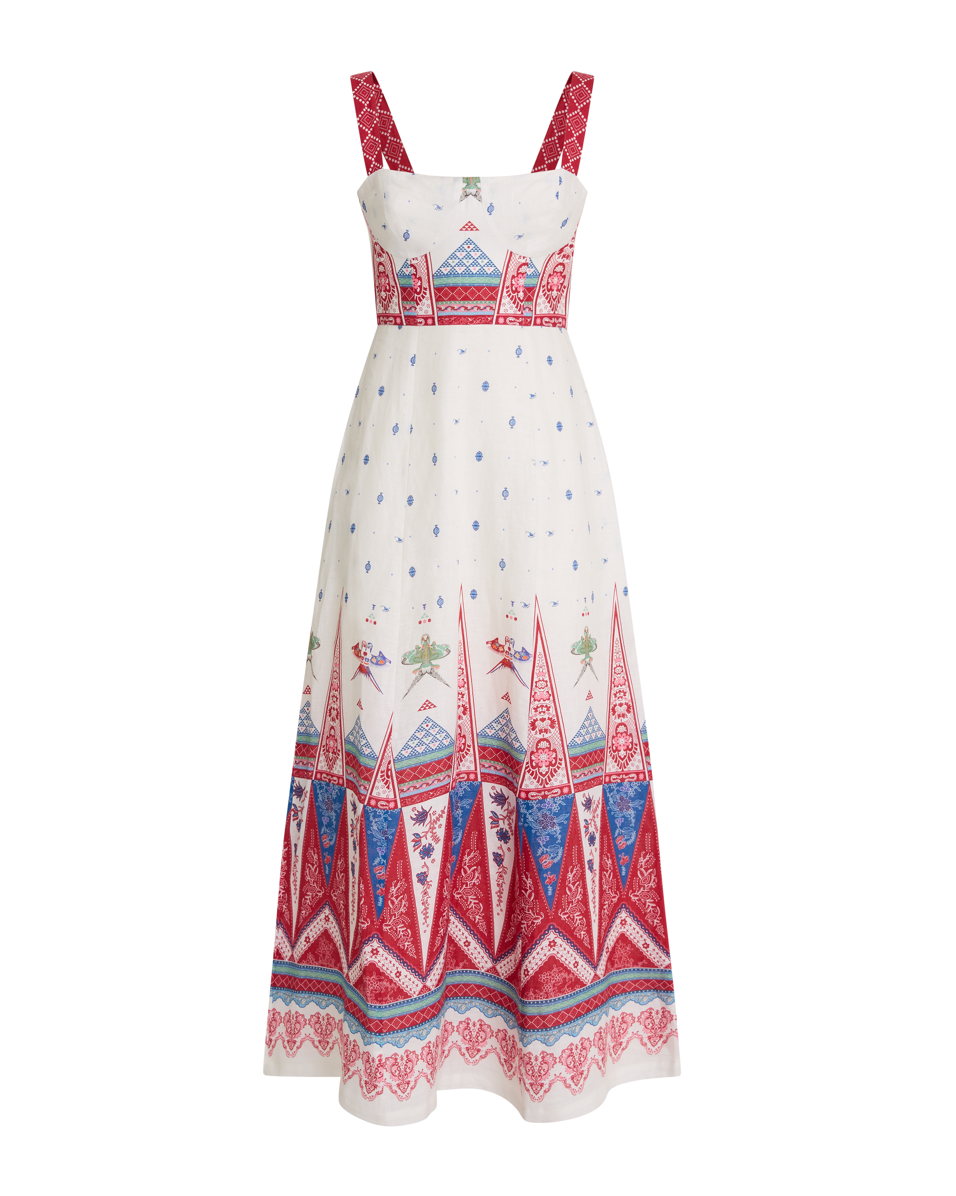 Azzurra Dress in Kites Print