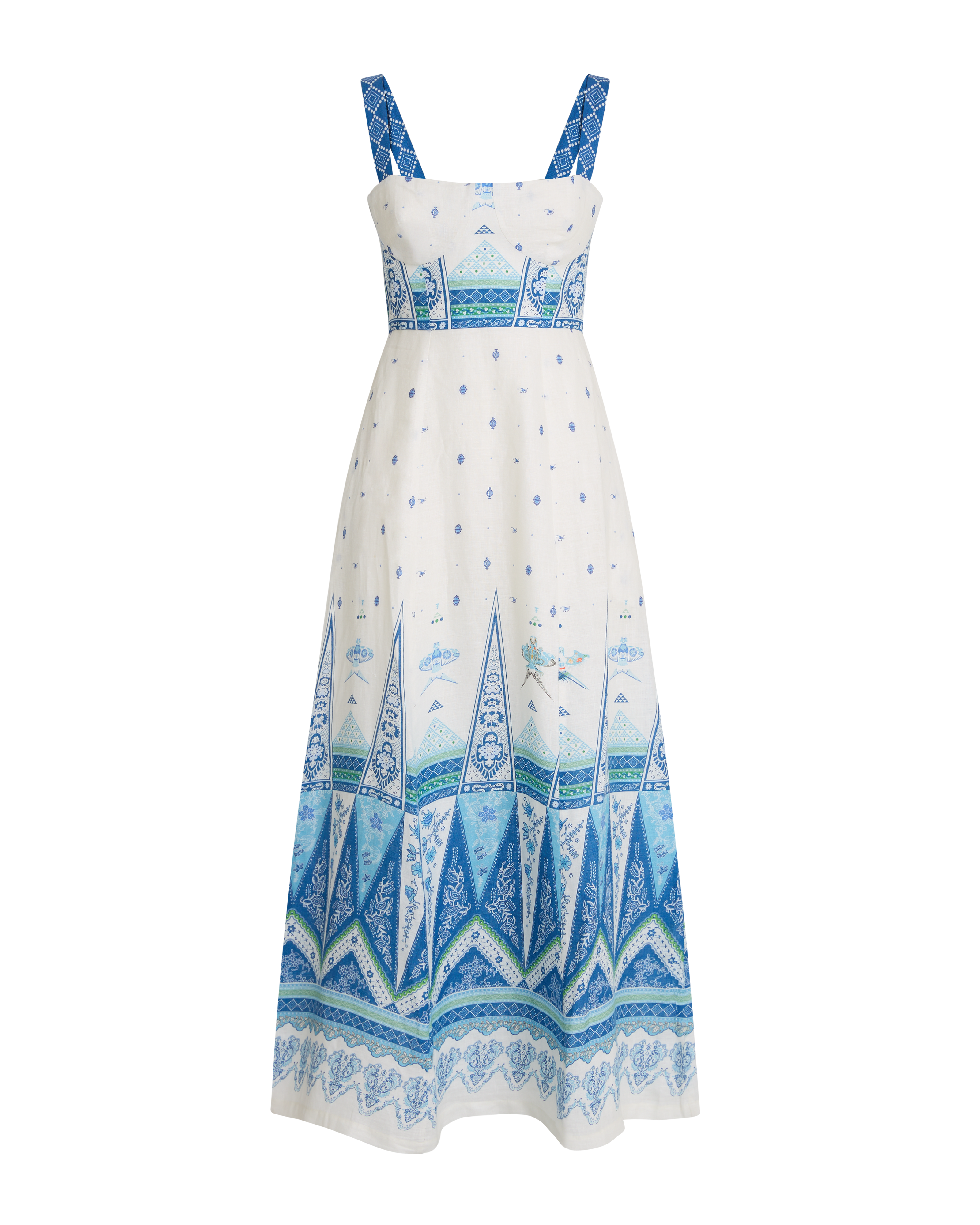 Azzurra Dress in Kites Print