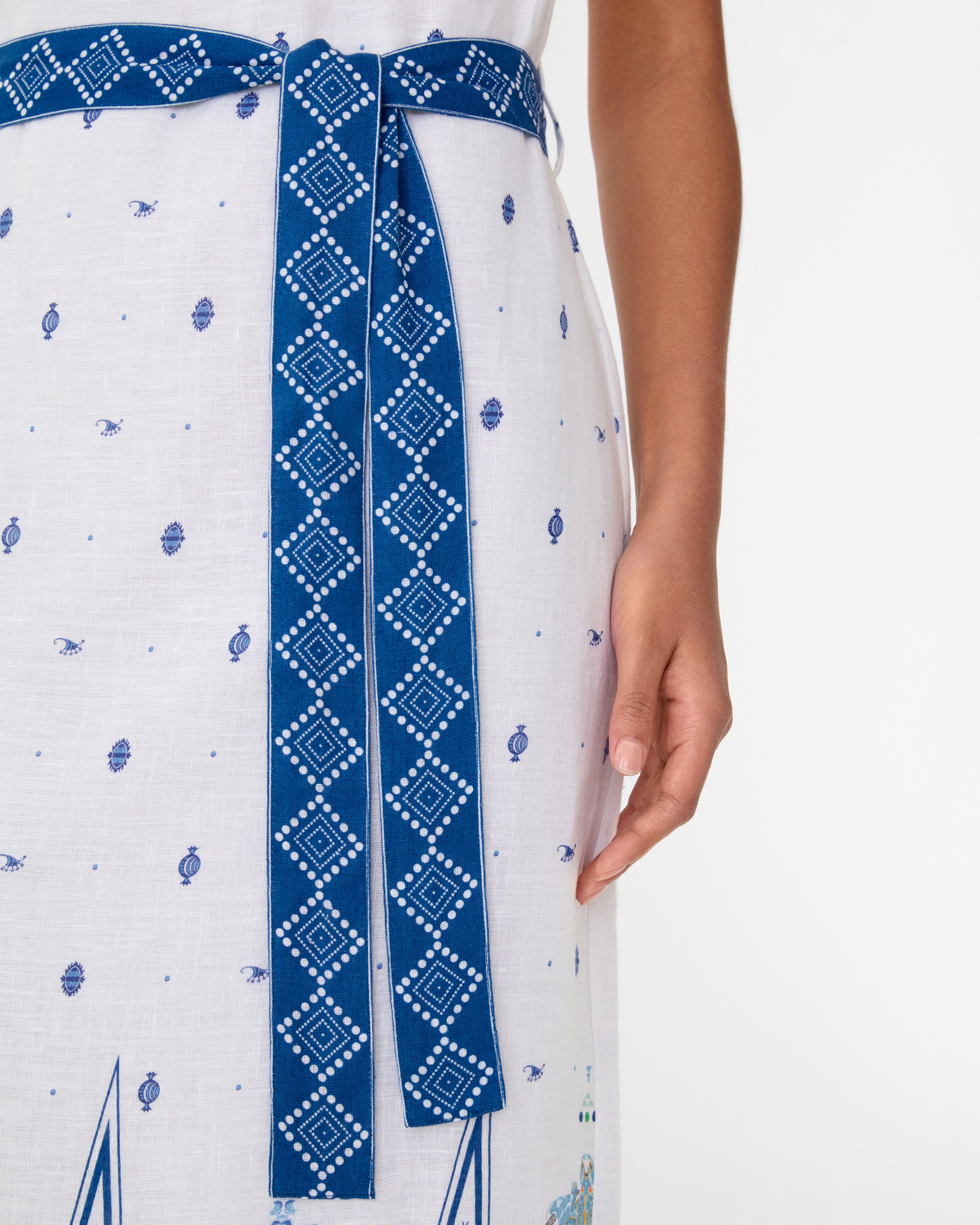 Kimi Dress in Kites Print