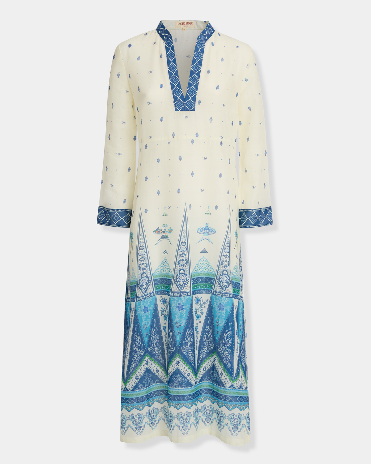 Giada Caftan in Kites Print