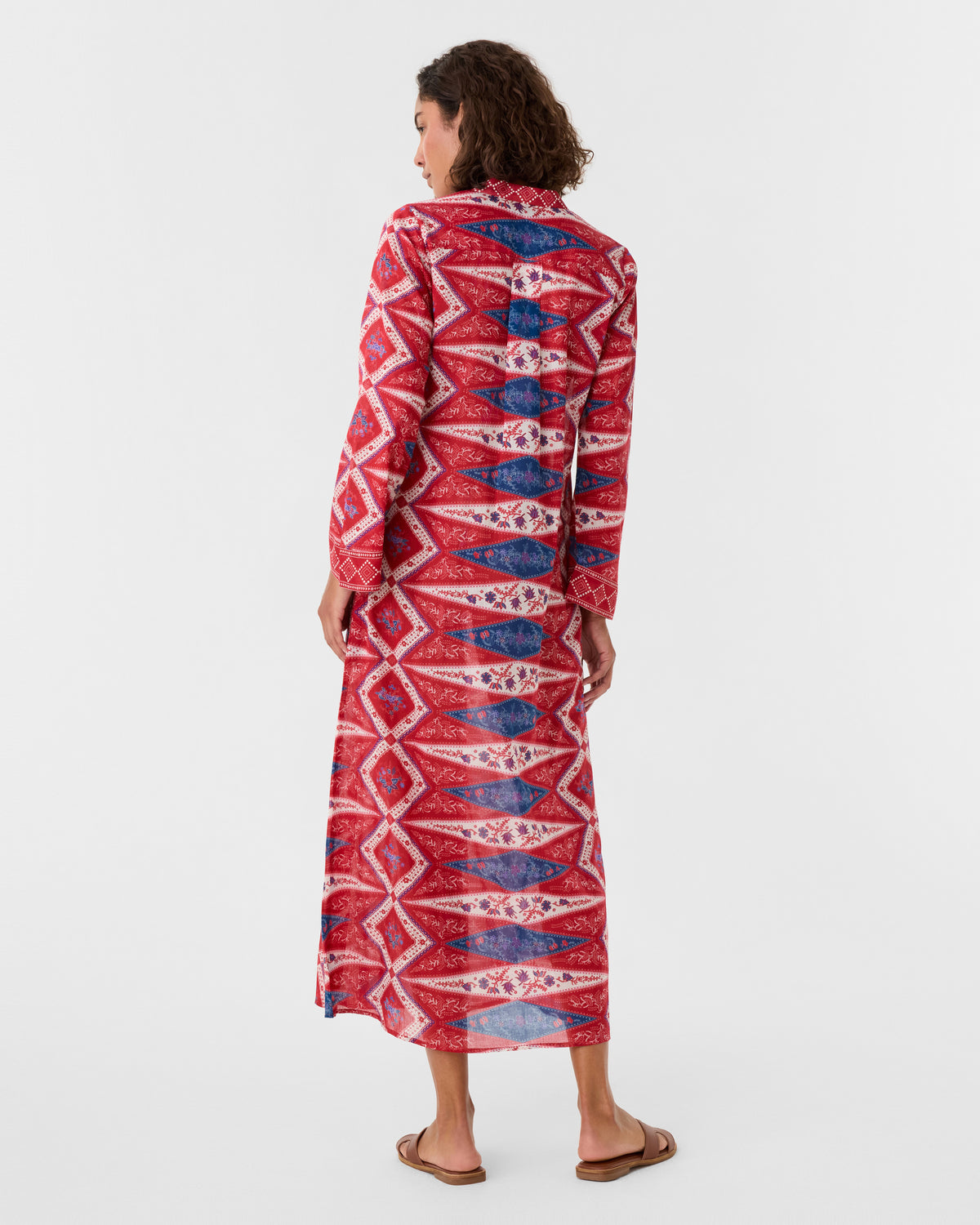 Jenna Caftan in Kites Print