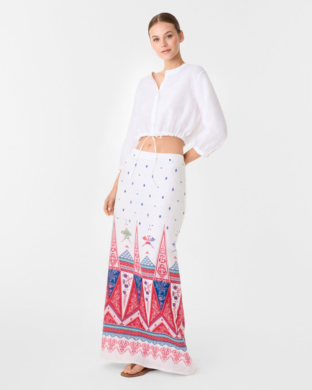 Laurelle Skirt in Kites Print