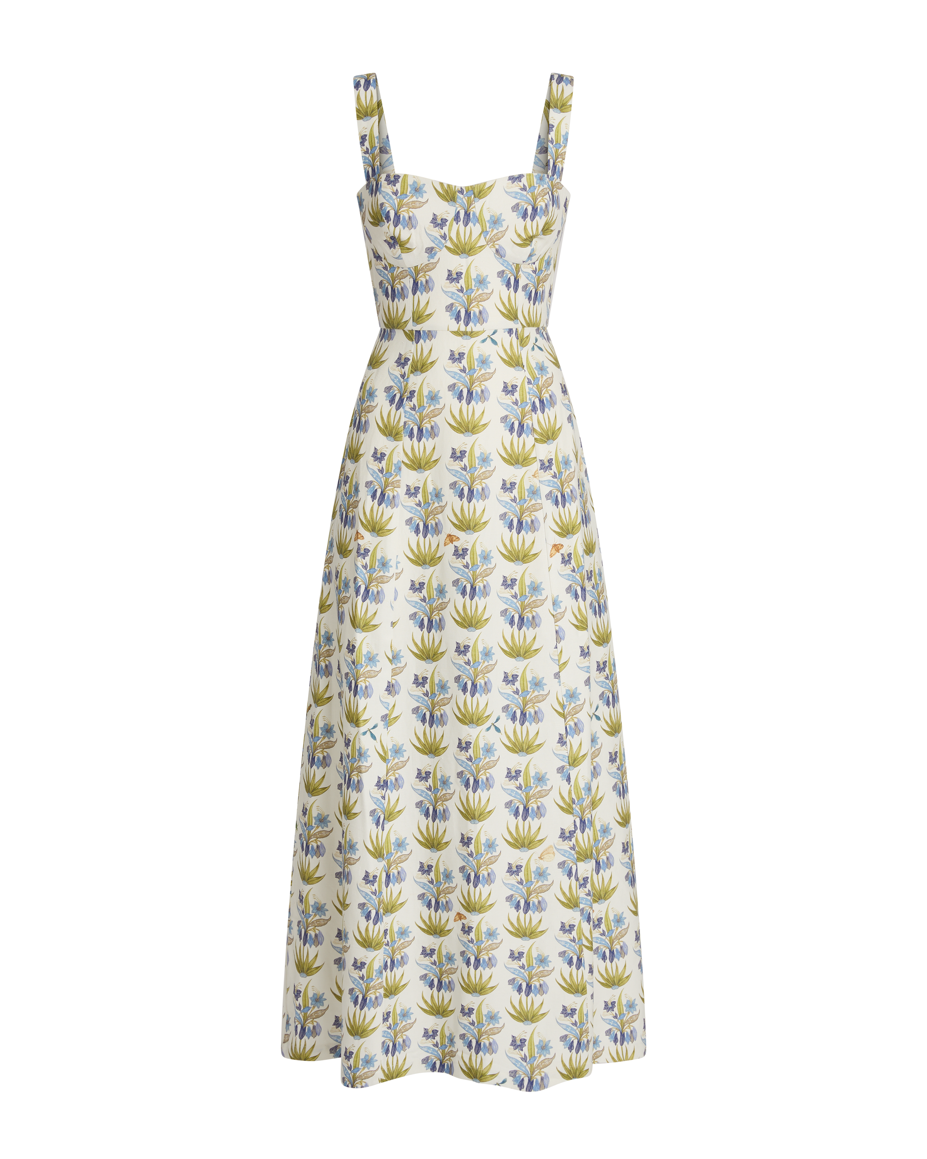 Azzurra Dress in Celestine Flower Print