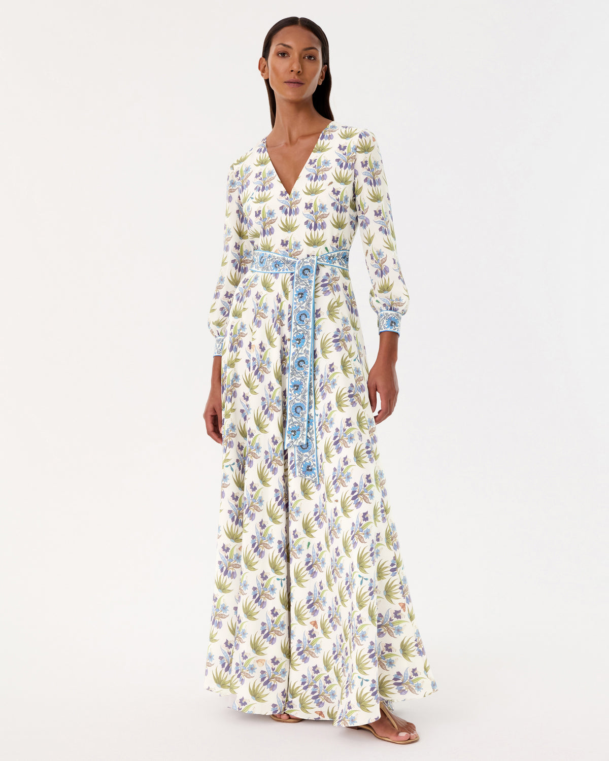 Citra Dress in Celestine Flower Print