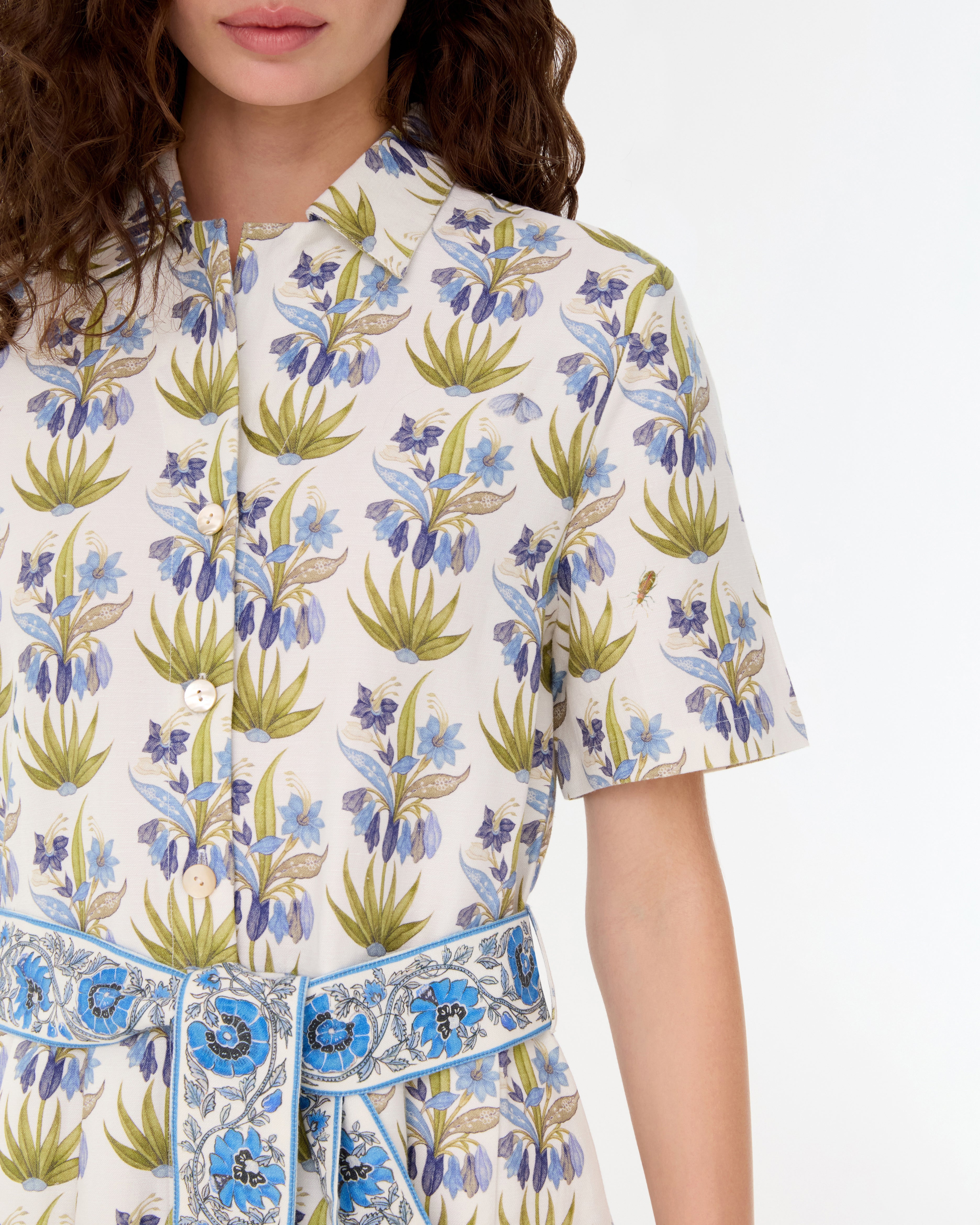 Claudia Dress in Celestine Flower Print