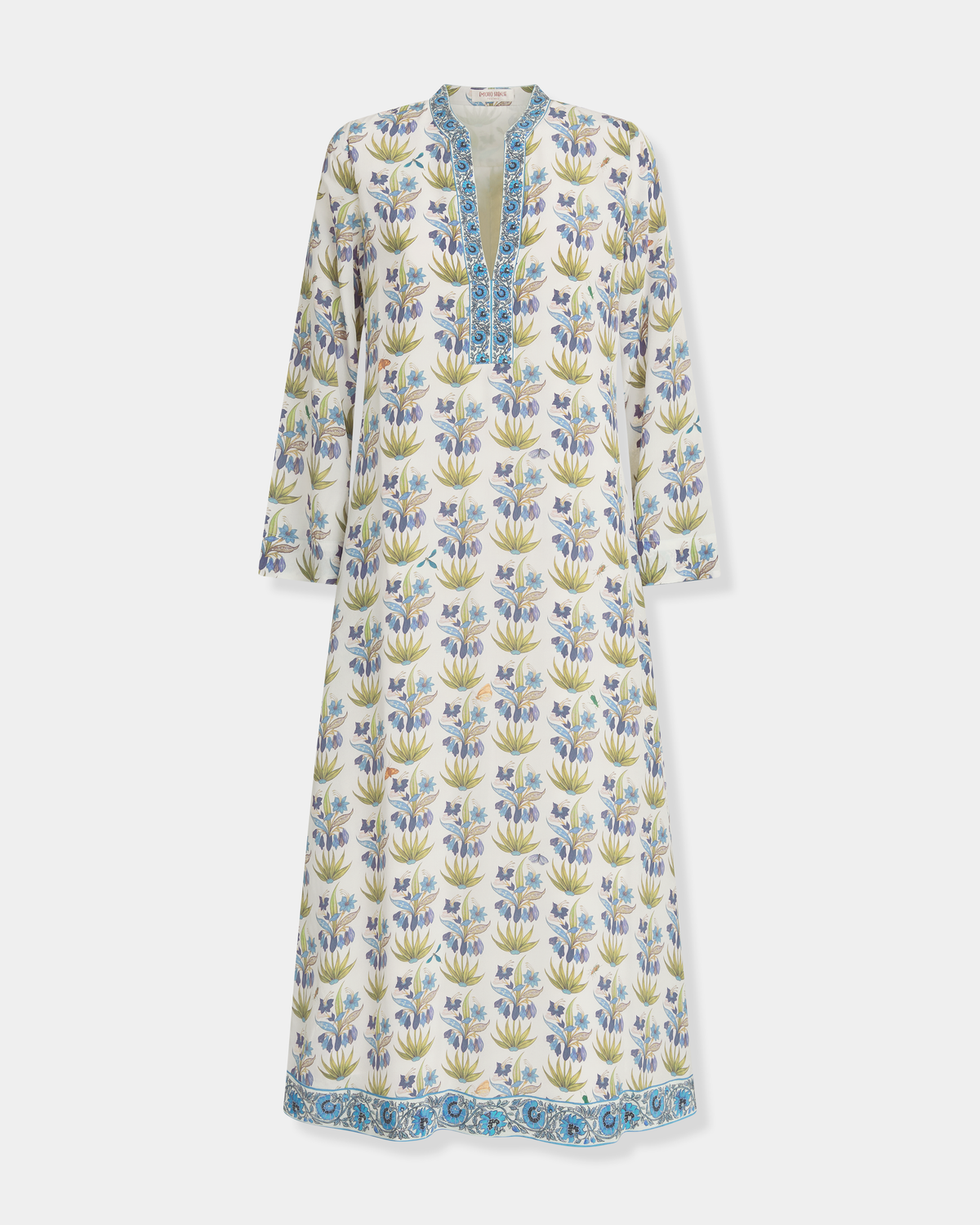 Jenna Caftan in Celestine Flower Print