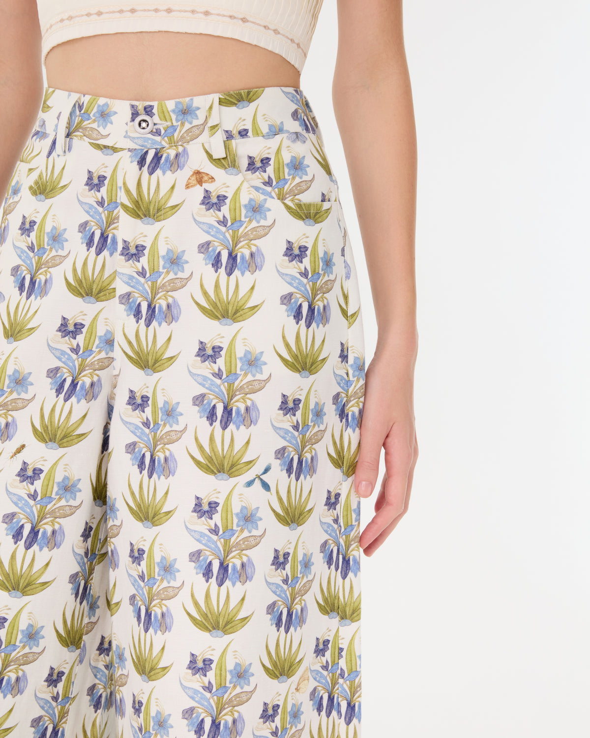 Nadia Pants in Celestine Flower Print