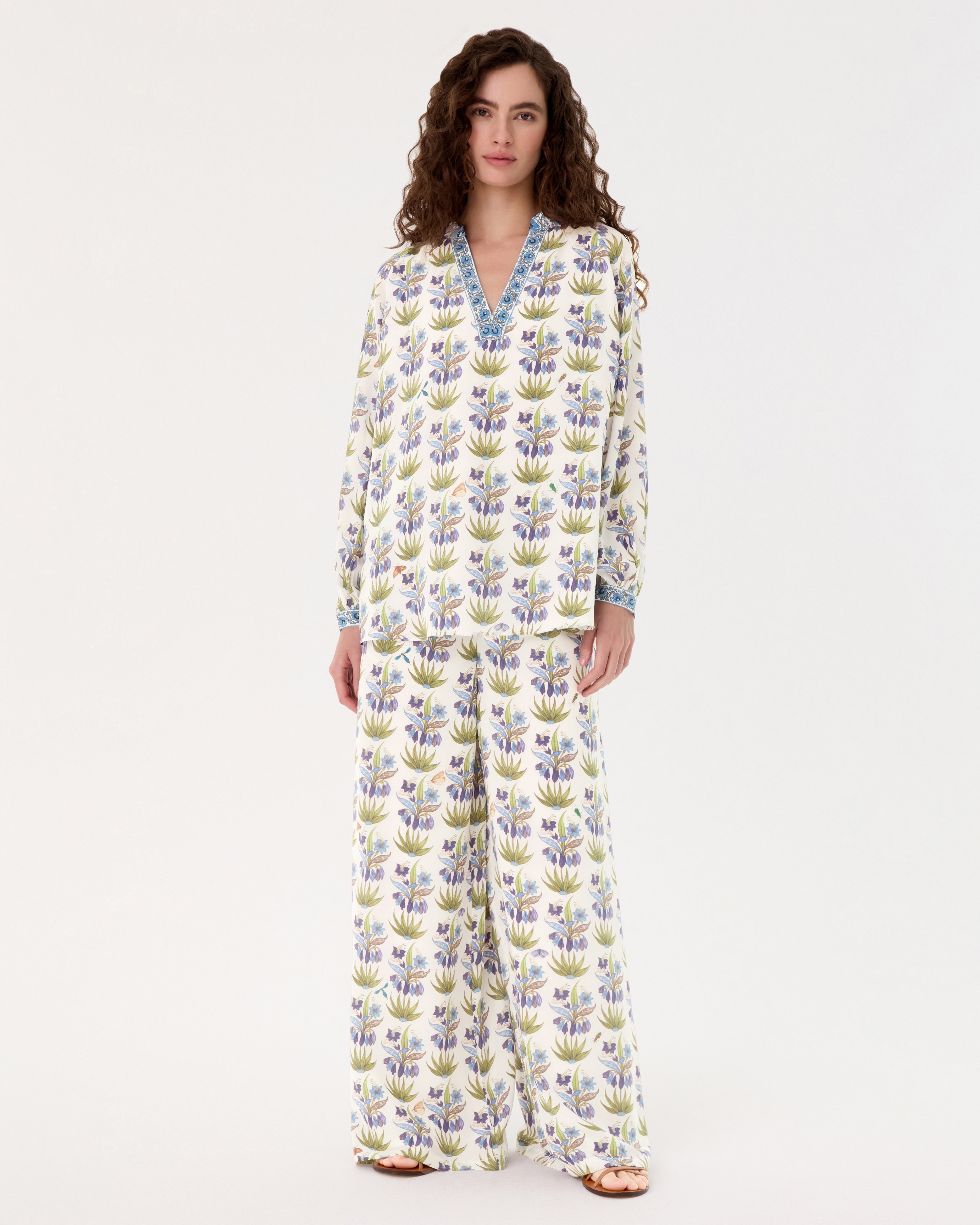 Ilizia Blouse in Celestine Flower Print