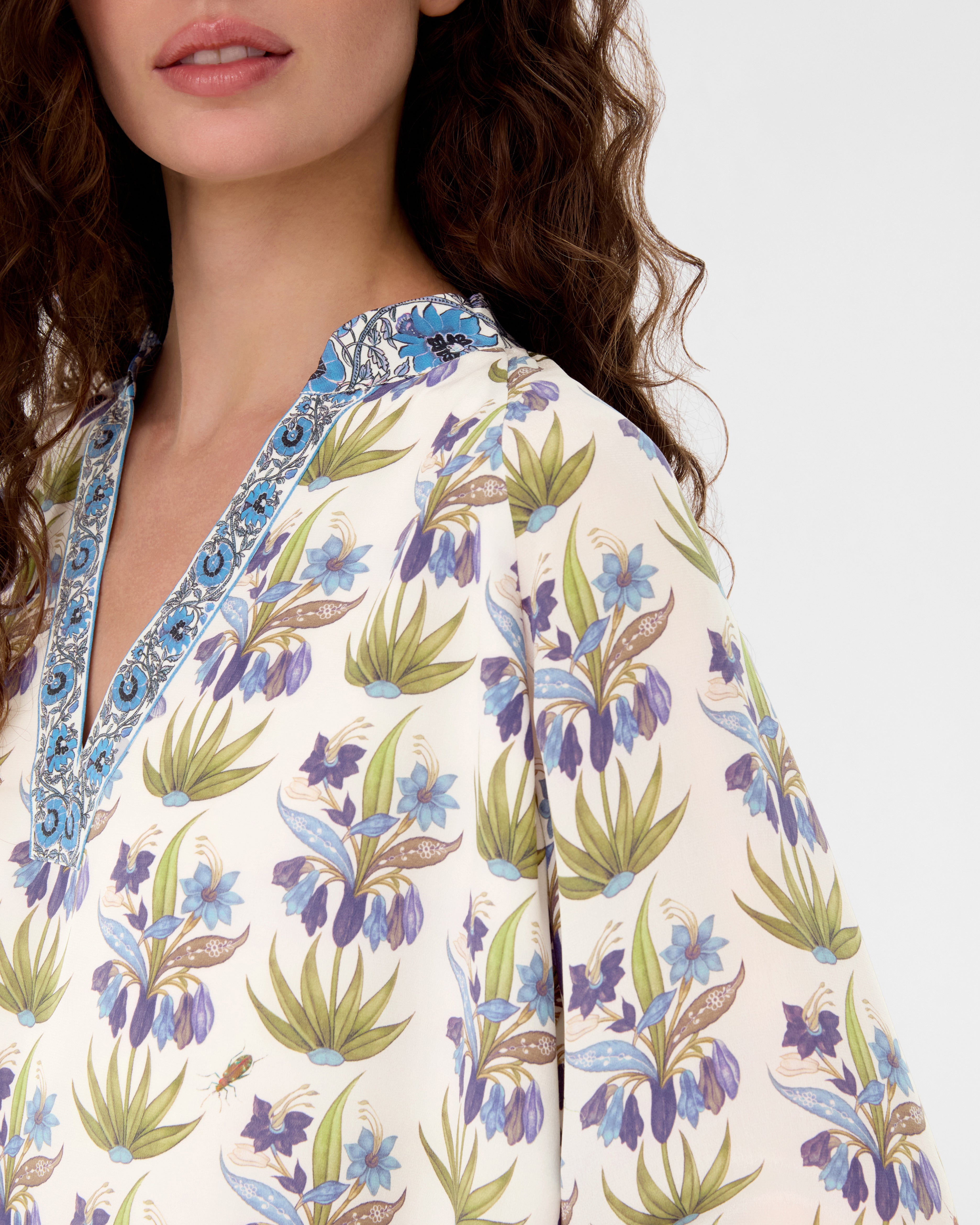 Ilizia Blouse in Celestine Flower Print