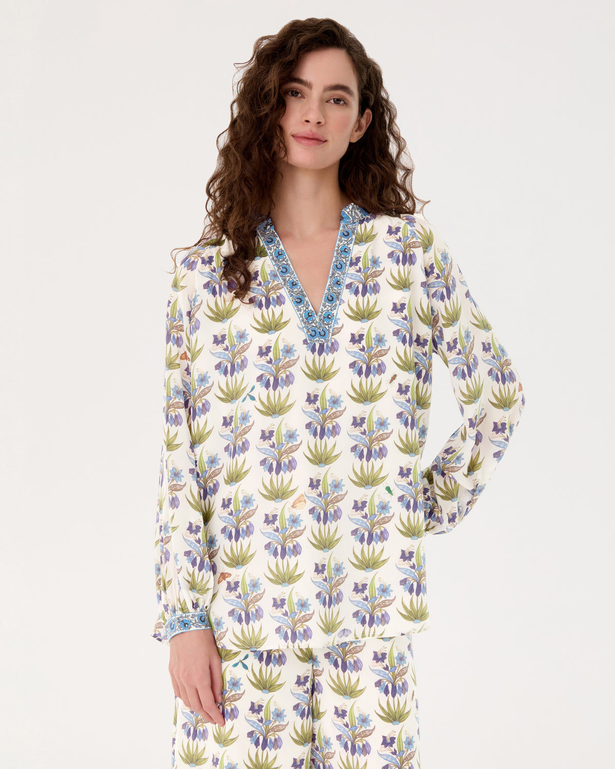 Ilizia Blouse in Celestine Flower Print