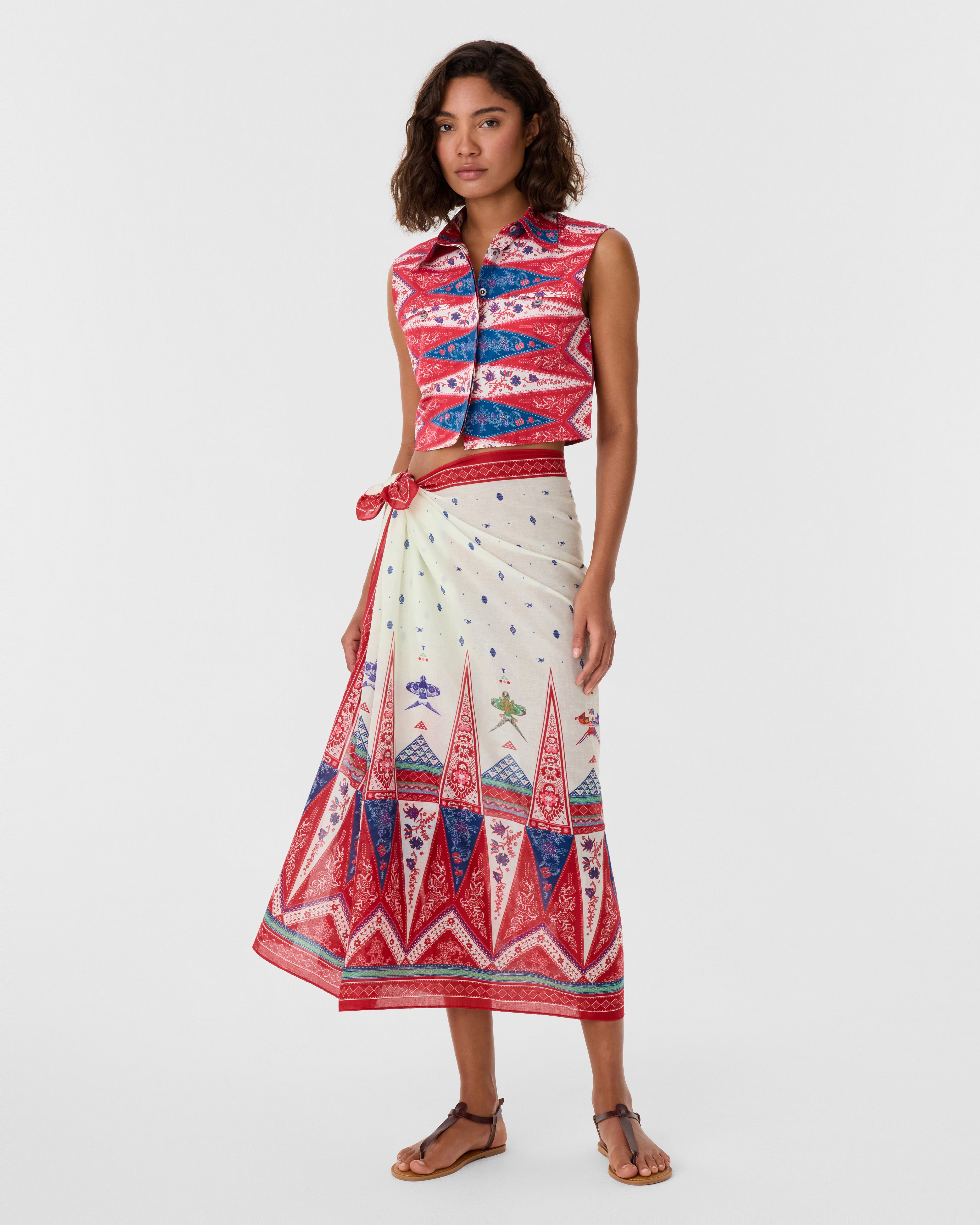 Pareo in Kites Print