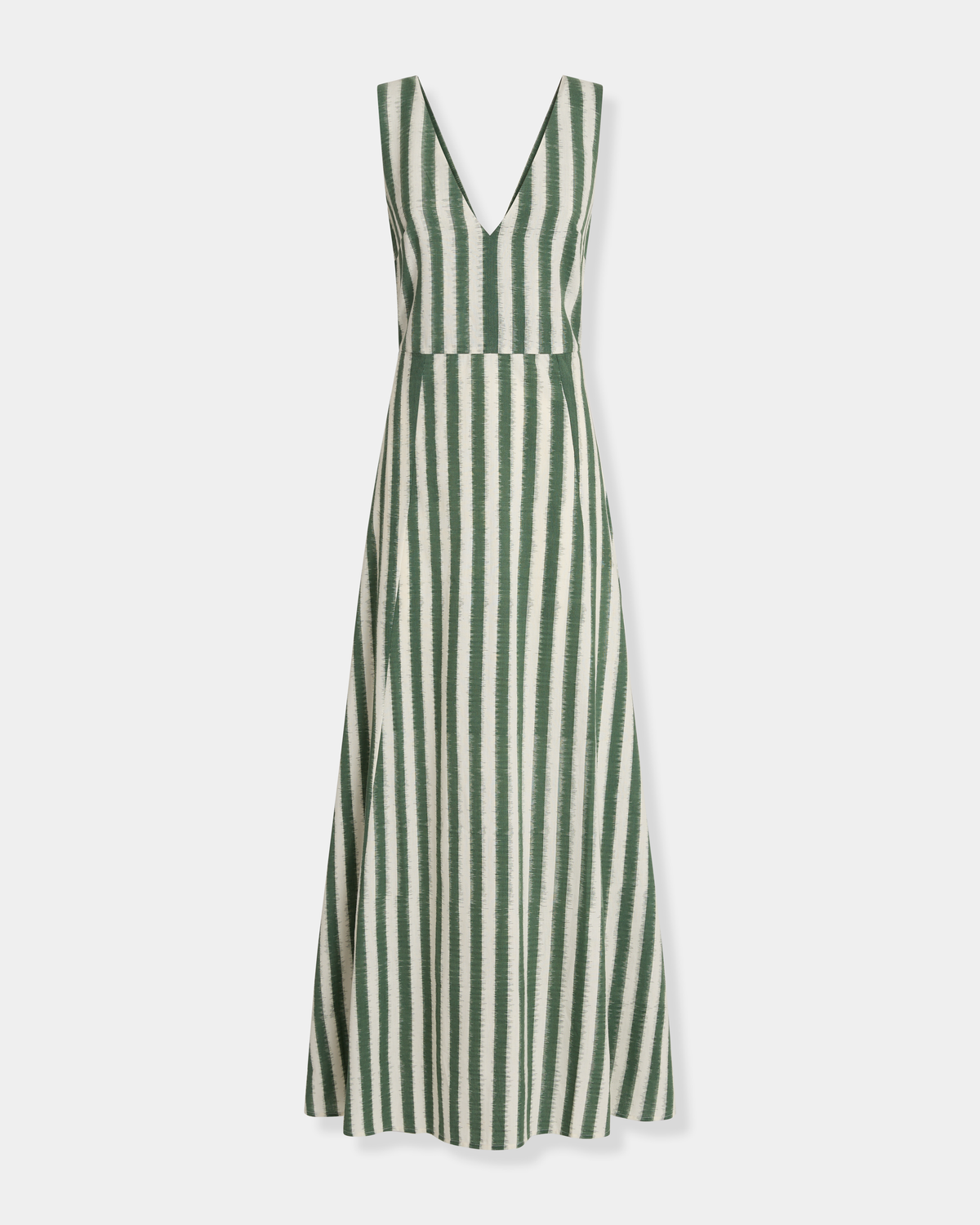 Nellie Dress in Ikat Stripes
