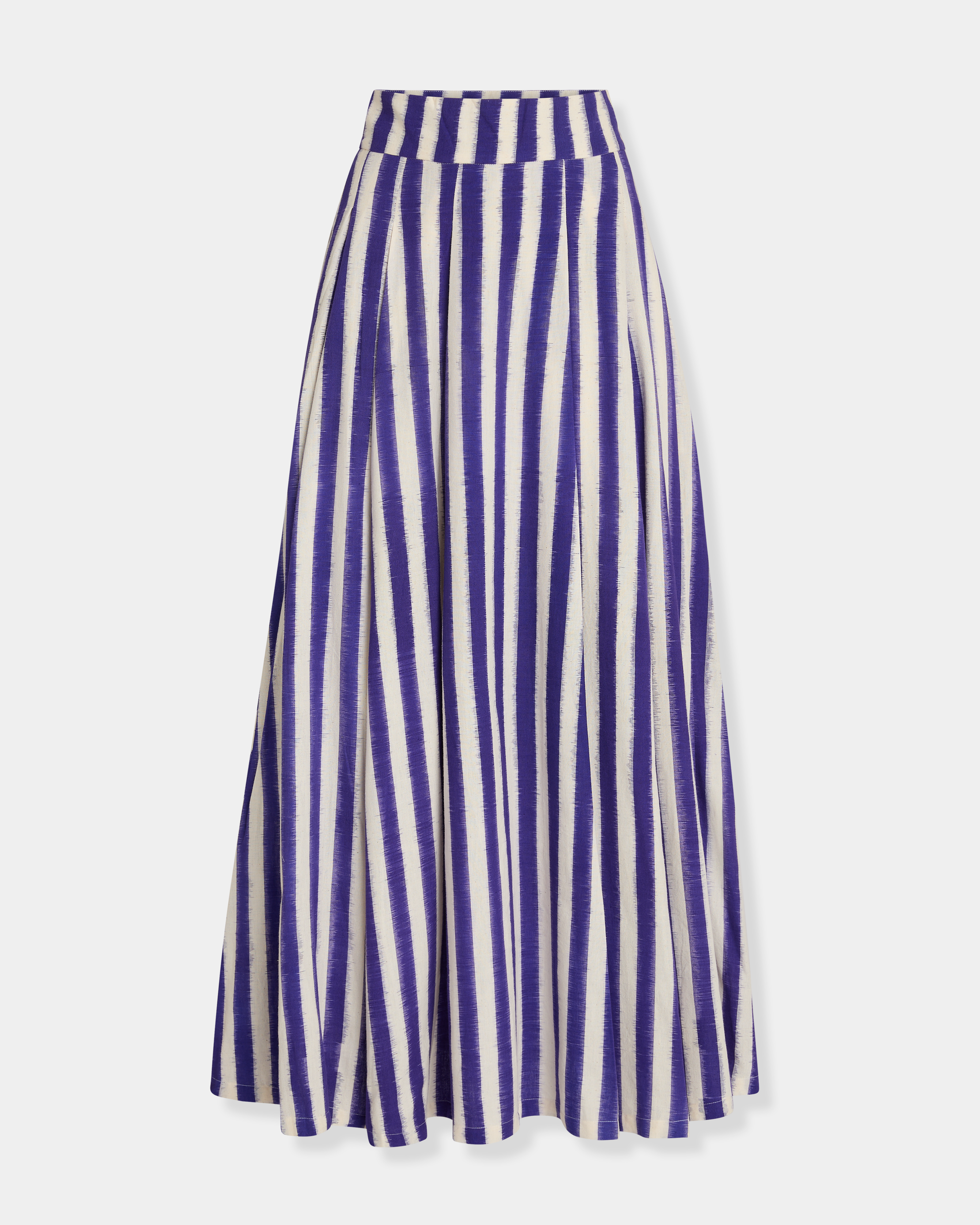 Flaminia Skirt in Ikat Stripes