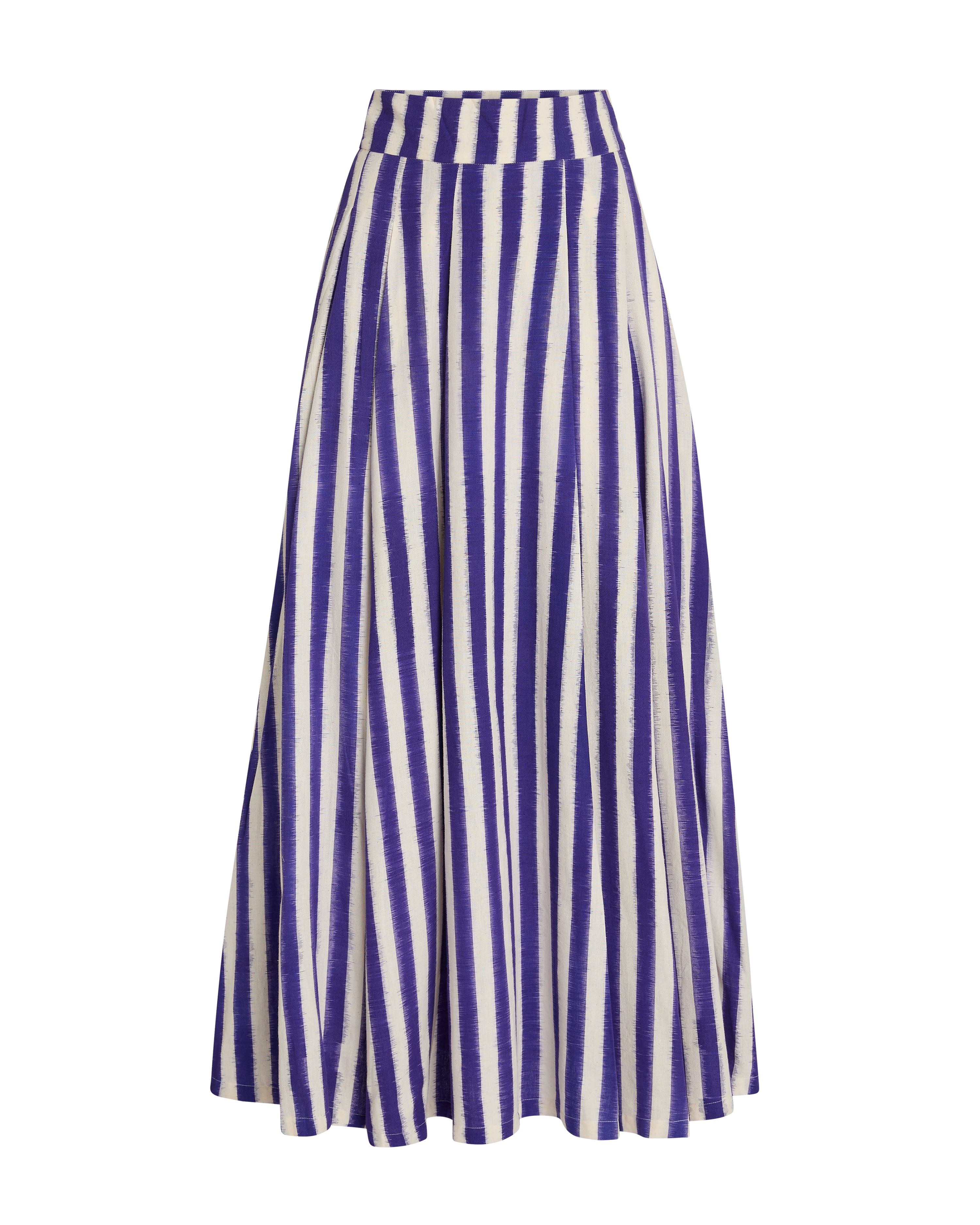 Flaminia Skirt in Ikat Stripes