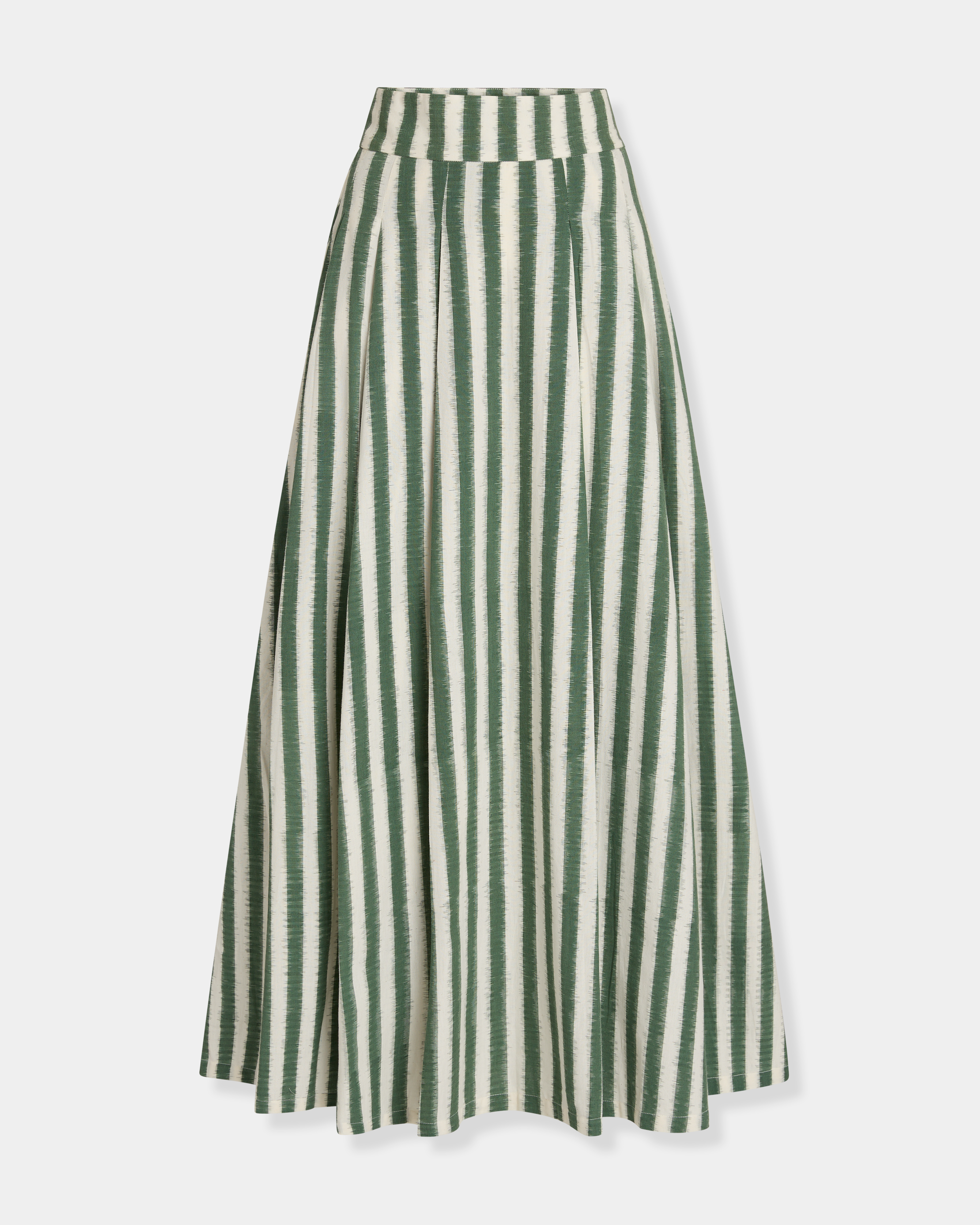 Flaminia Skirt in Ikat Stripes