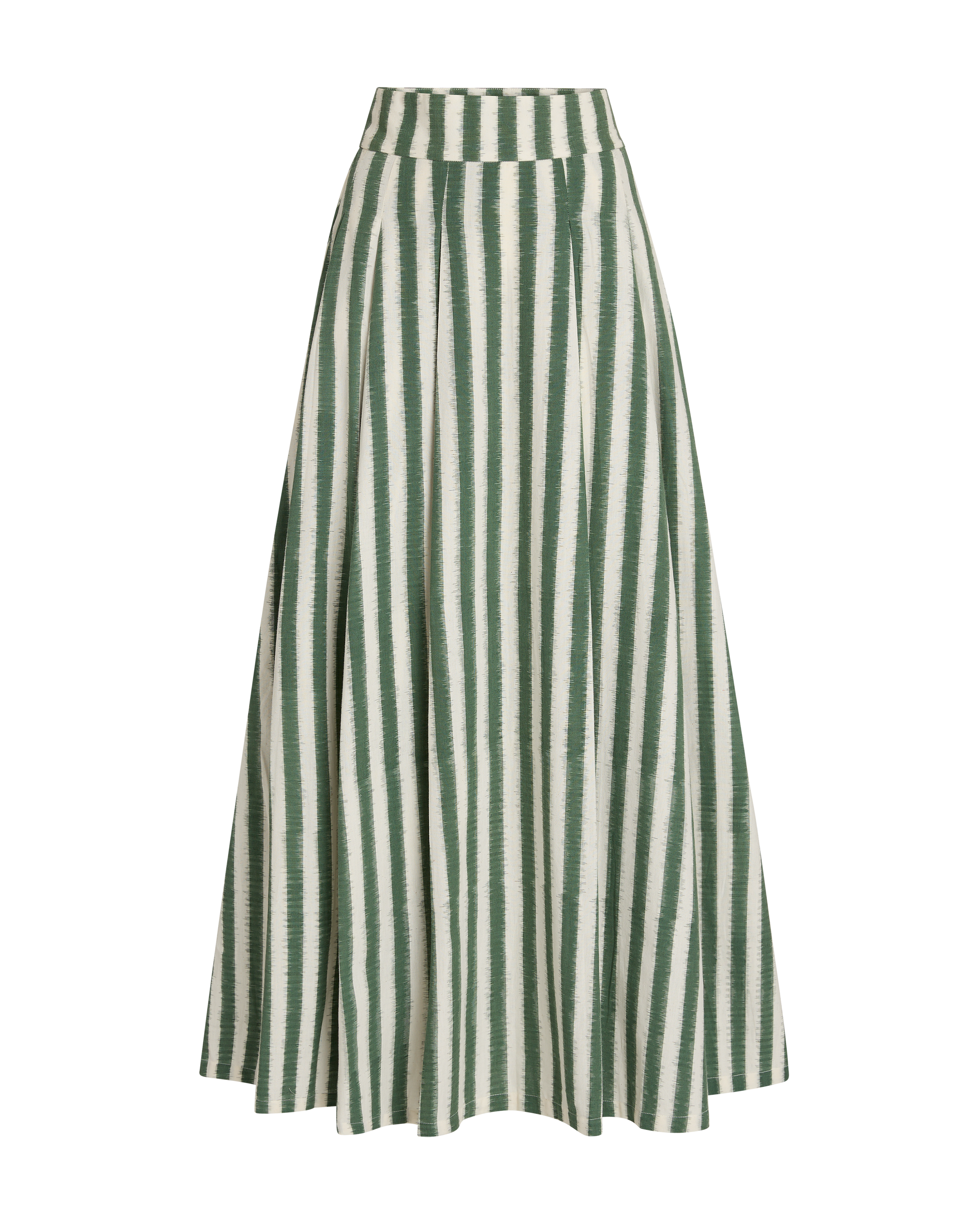 Flaminia Skirt in Ikat Stripes