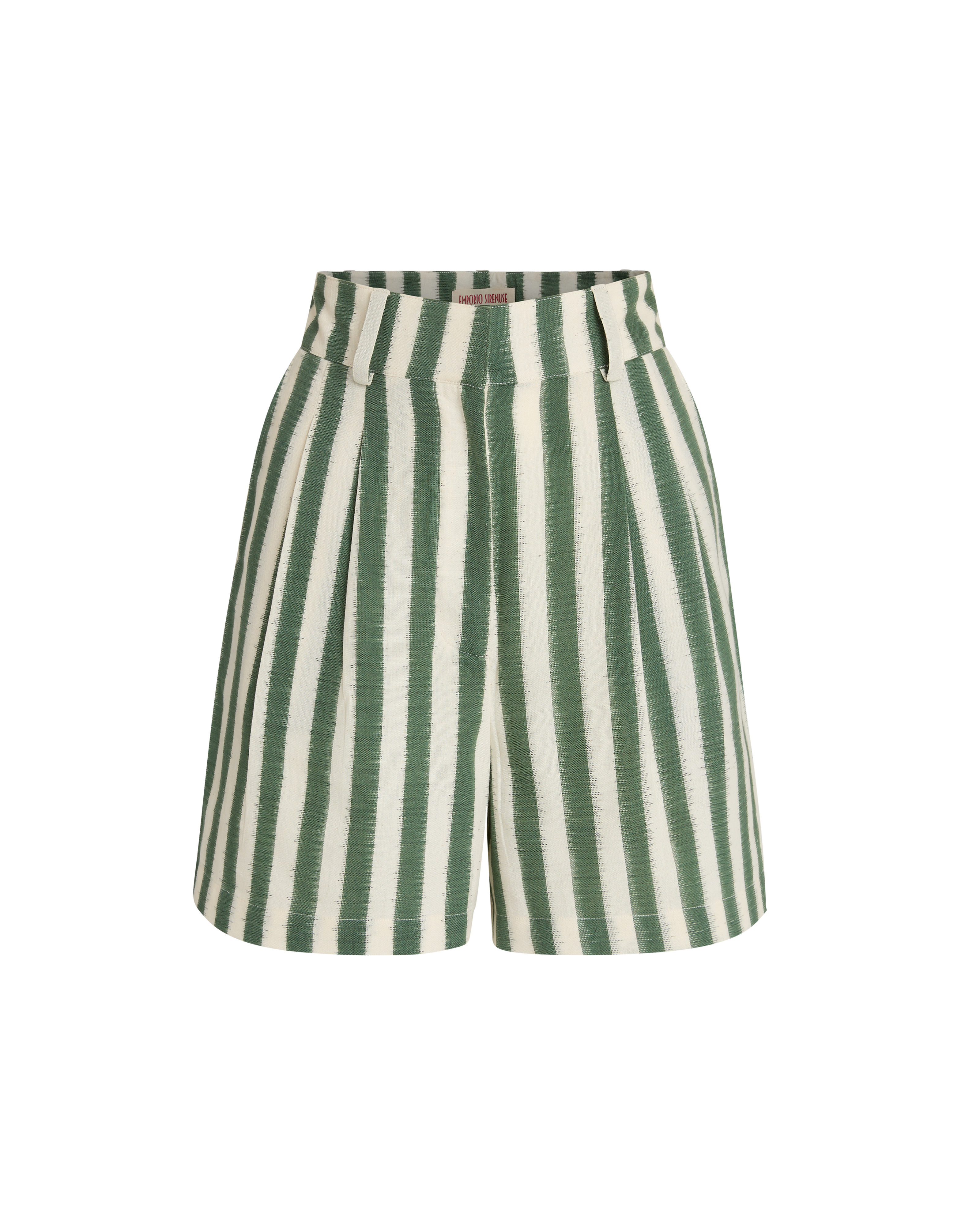 Beatrice Shorts in Ikat Stripes