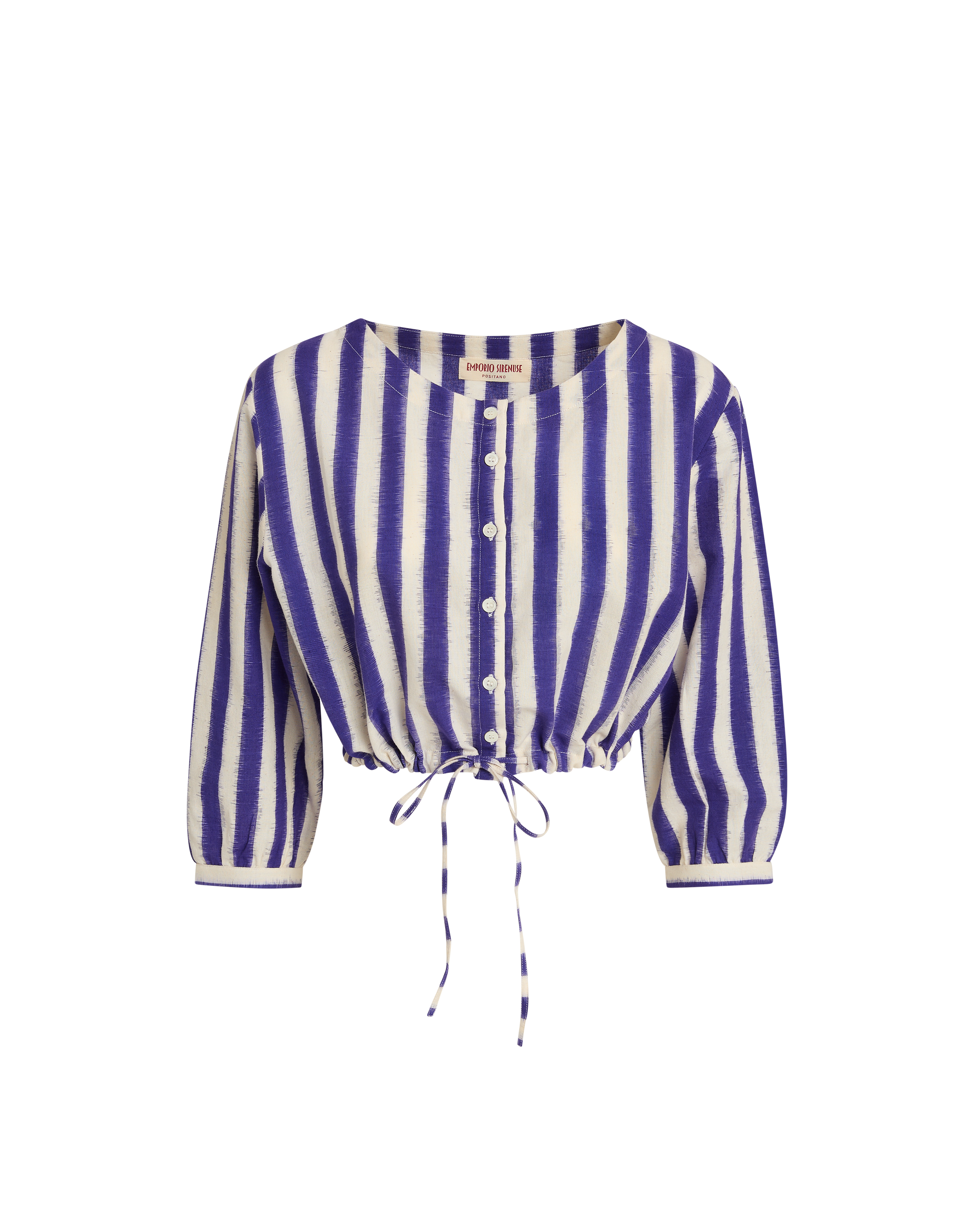 New Jinny Top in Ikat Stripes