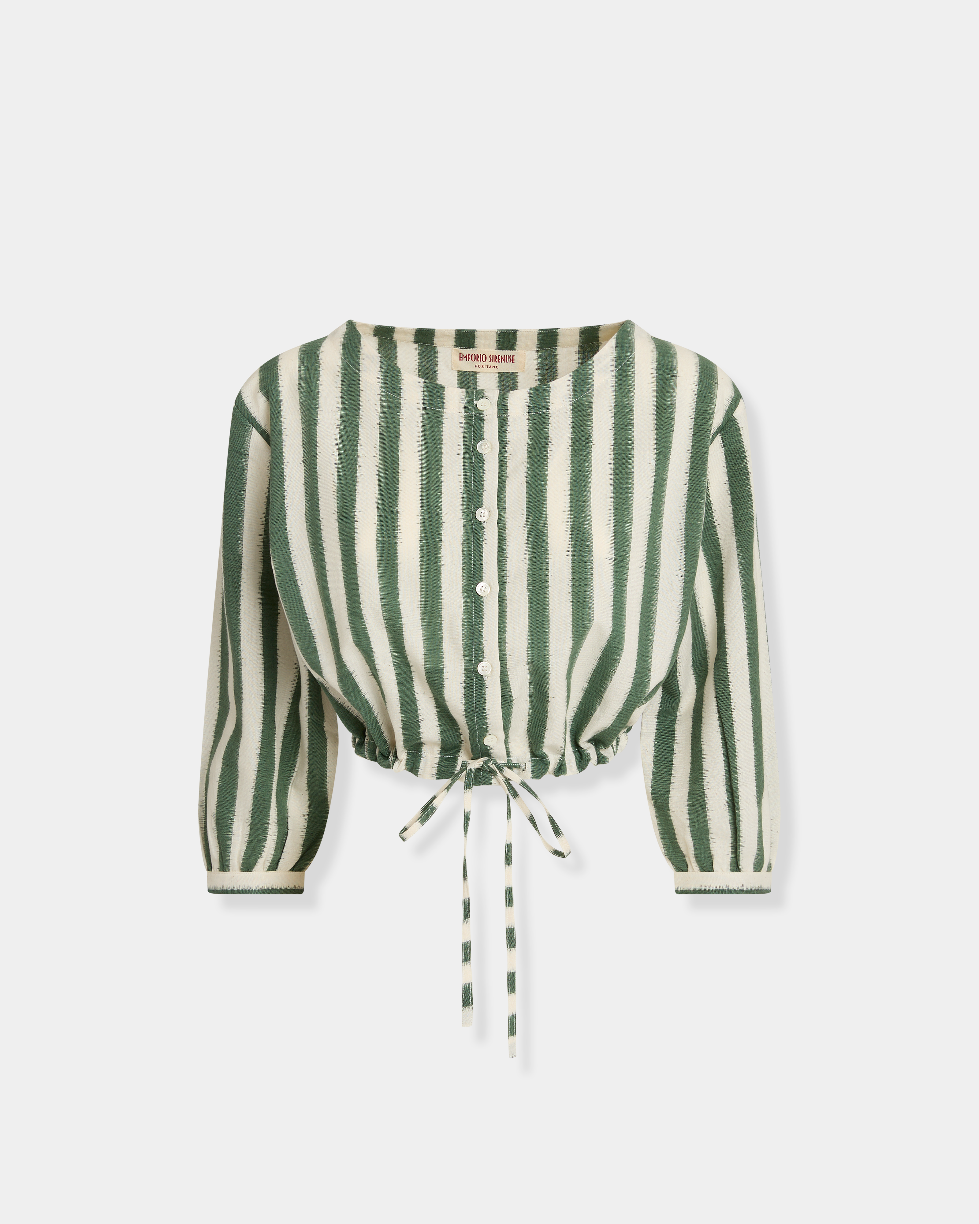 New Jinny Top in Ikat Stripes