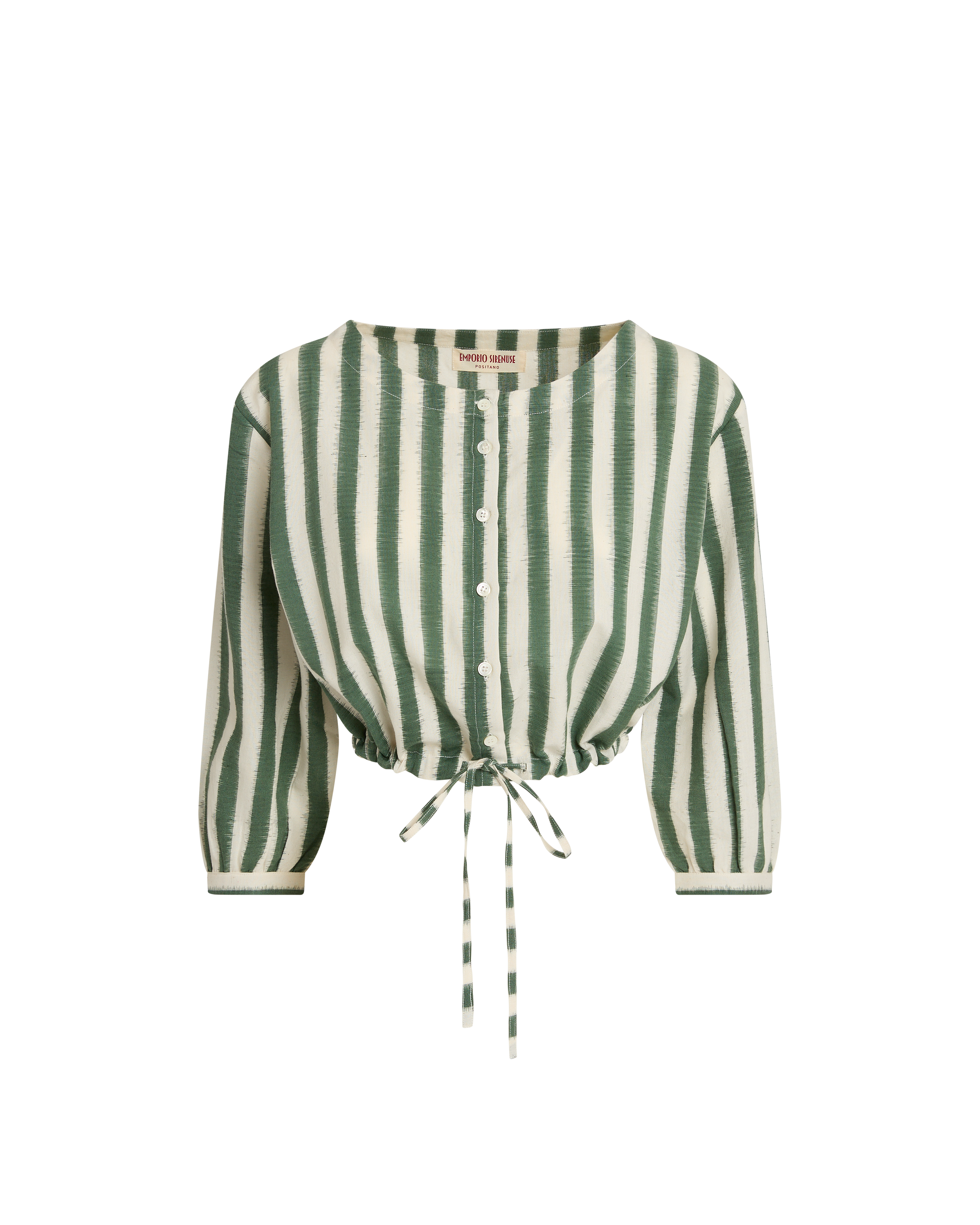 New Jinny Top in Ikat Stripes