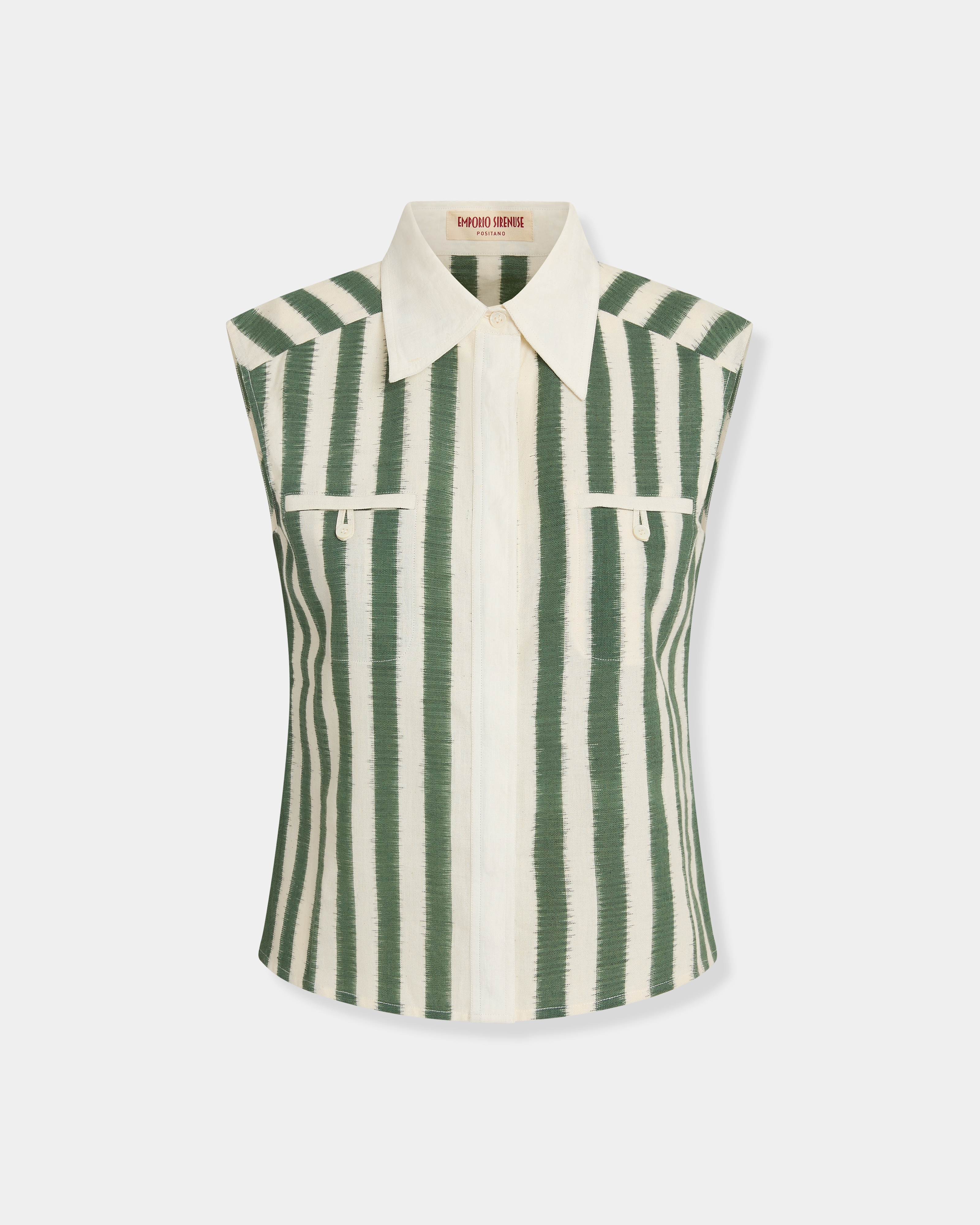 Ylenia Top in Ikat Stripes