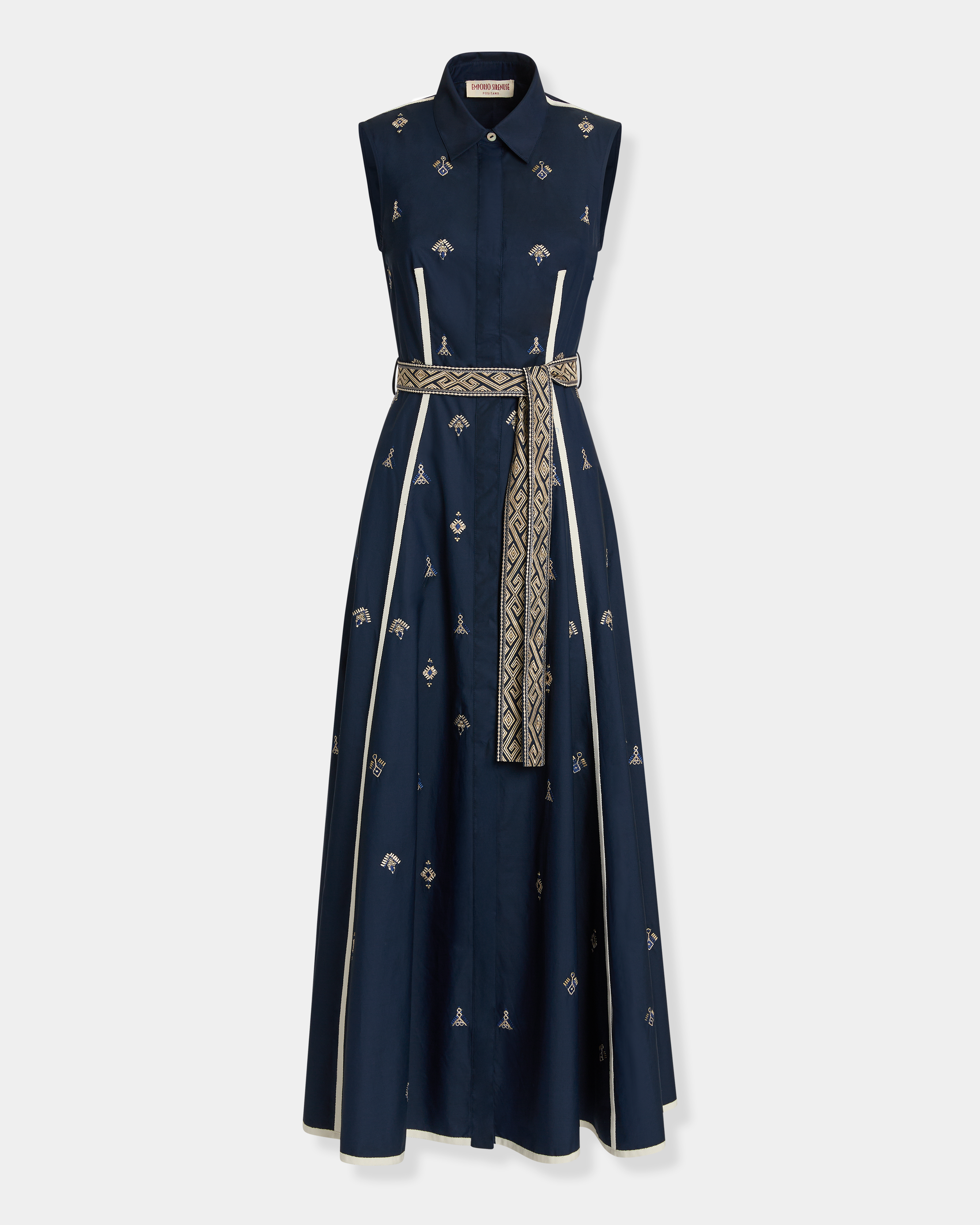 Miralda Dress with Iris Embroidery